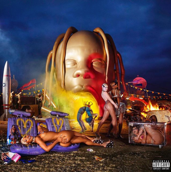 Album art for Travis Scott's new album Astroworld