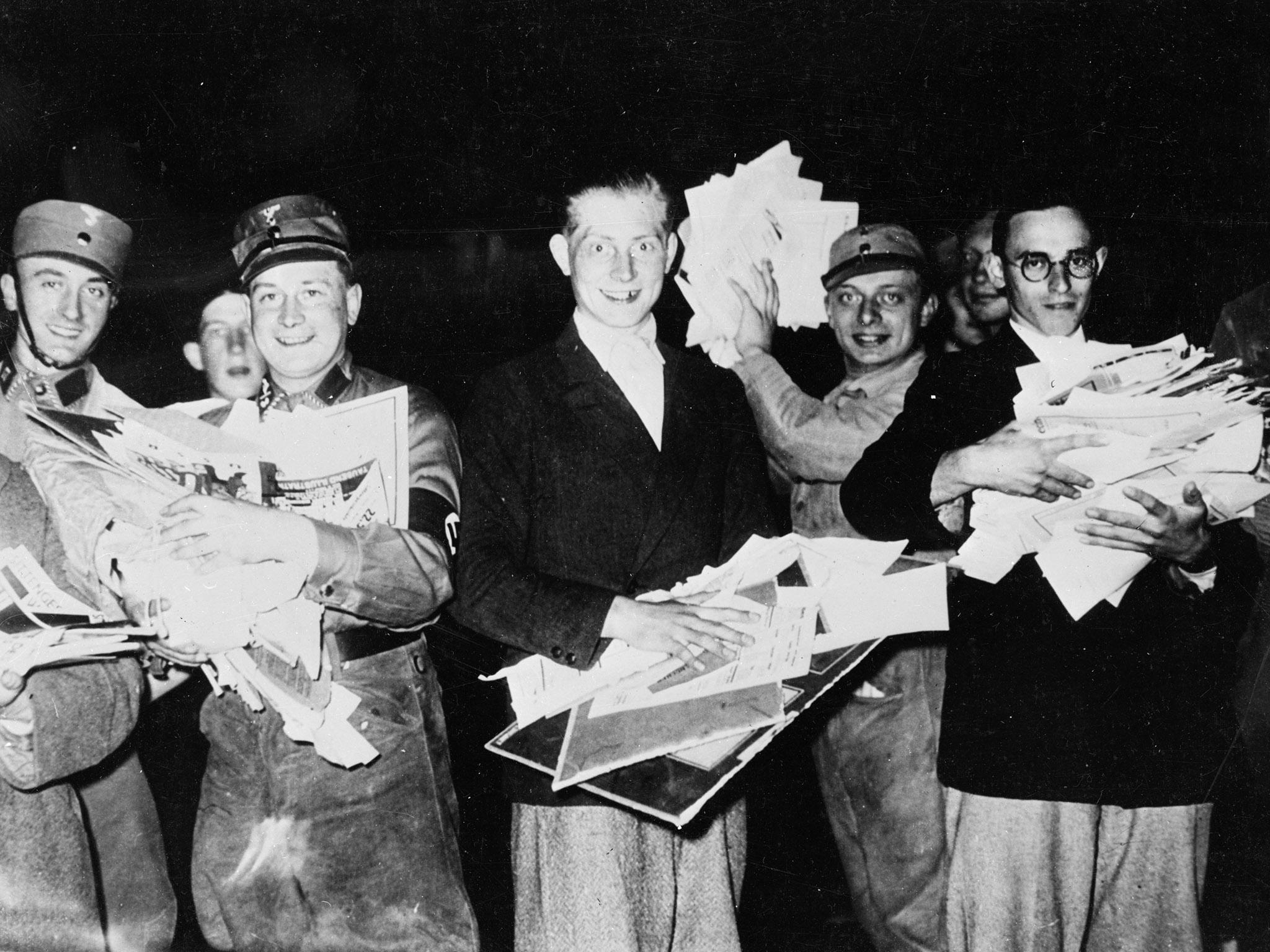 &#13;
The book burning was led by the German Student Union and titled ‘Action Against the Un-German Spirit’ &#13;