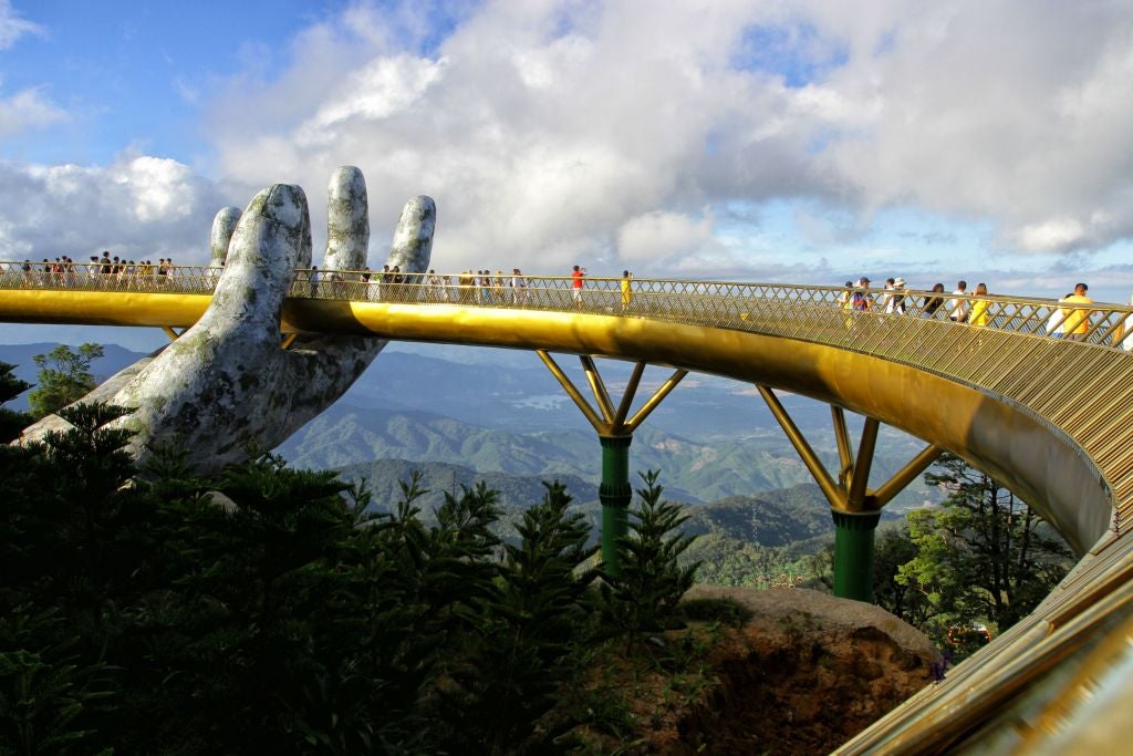 Golden Bridge in Vietnam