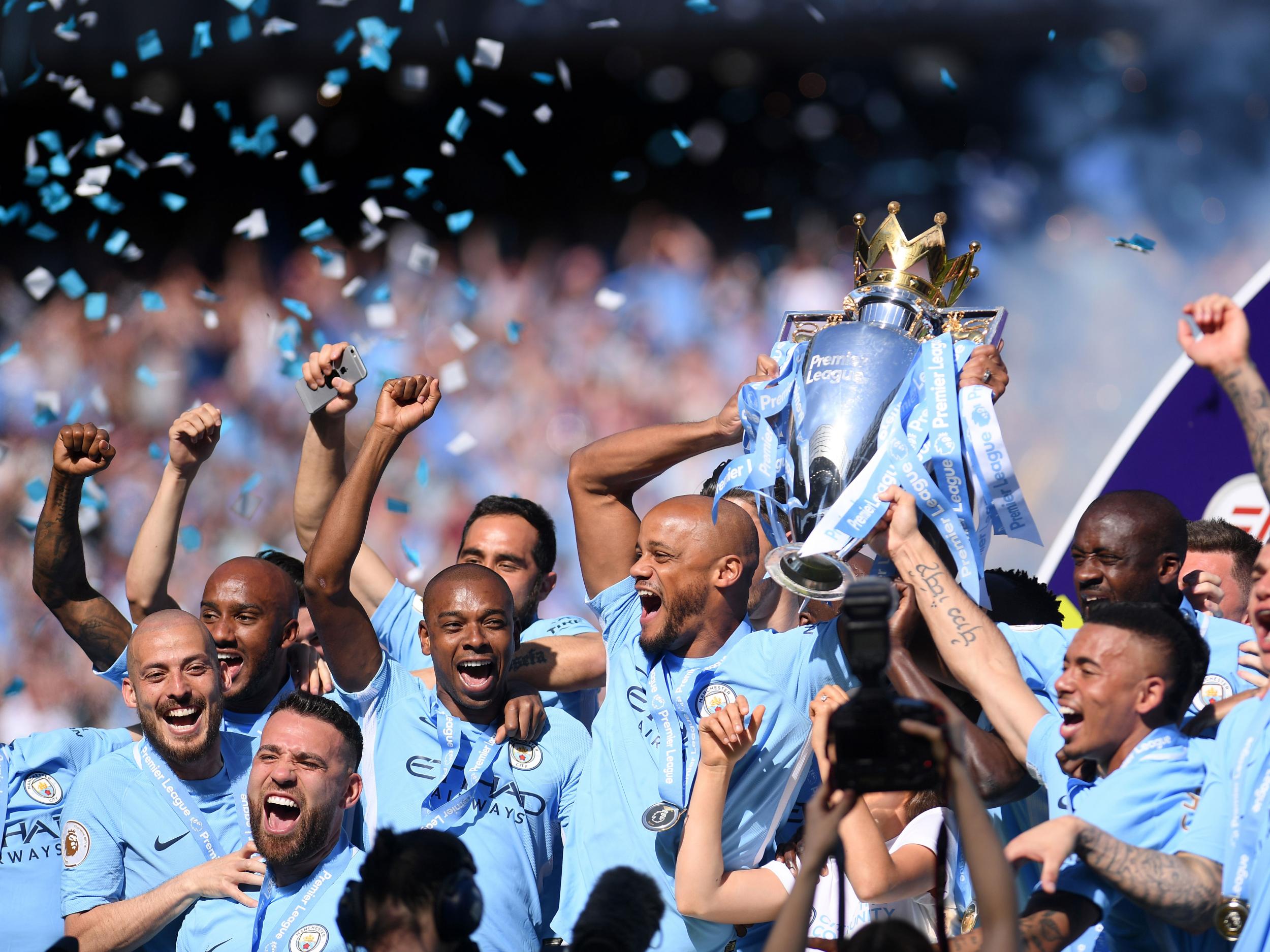 Manchester City were the runaway Premier League champions last season