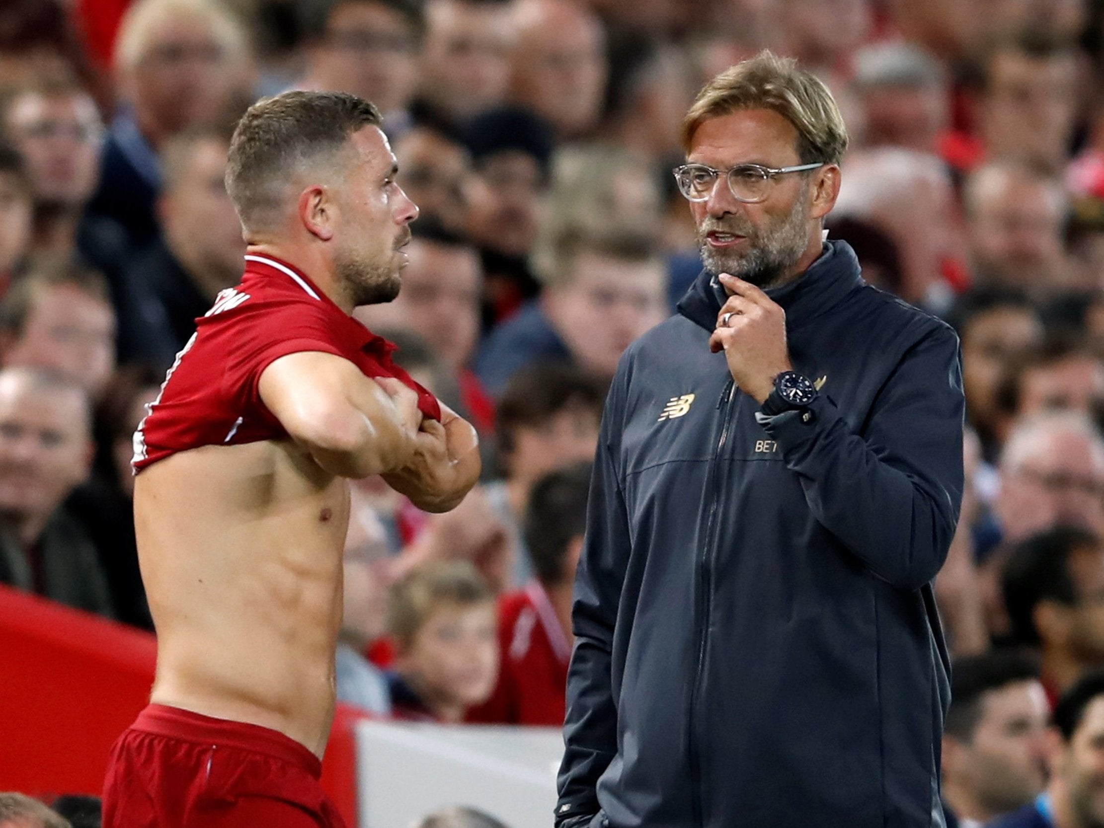 Jordan Henderson could feature in Liverpool's opening Premier League match this weekend