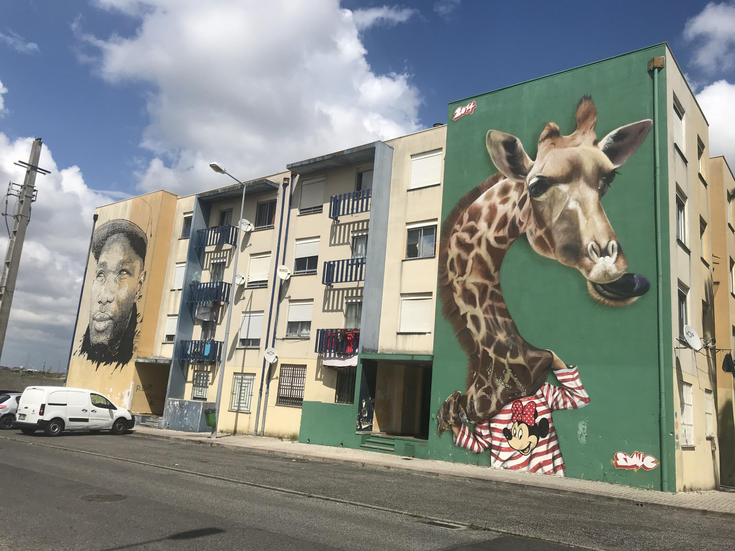 Street art is bringing tourists to the estate for the first time