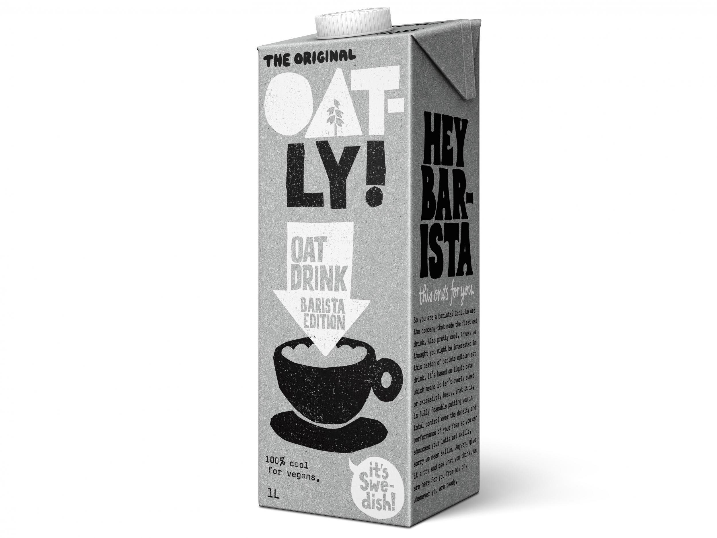 In 2001, people drank 3 million litres of oat milk; last year, that figure had risen to 81 million