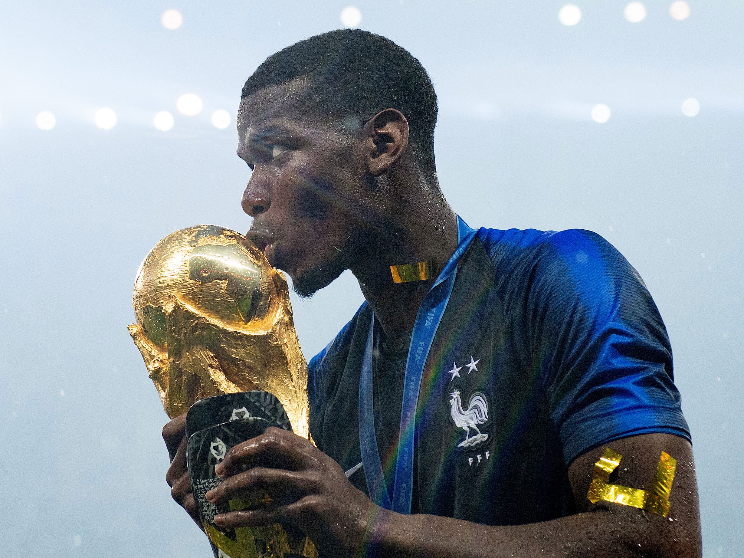 Pogba enjoyed a glorious summer with France at the World Cup in Russia