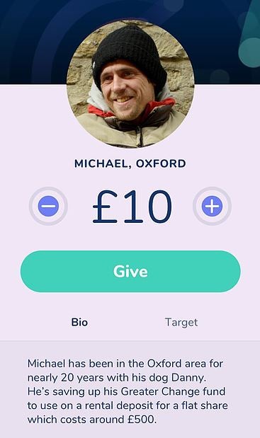 Homeless people can now receive cashless payments (Greater Change )
