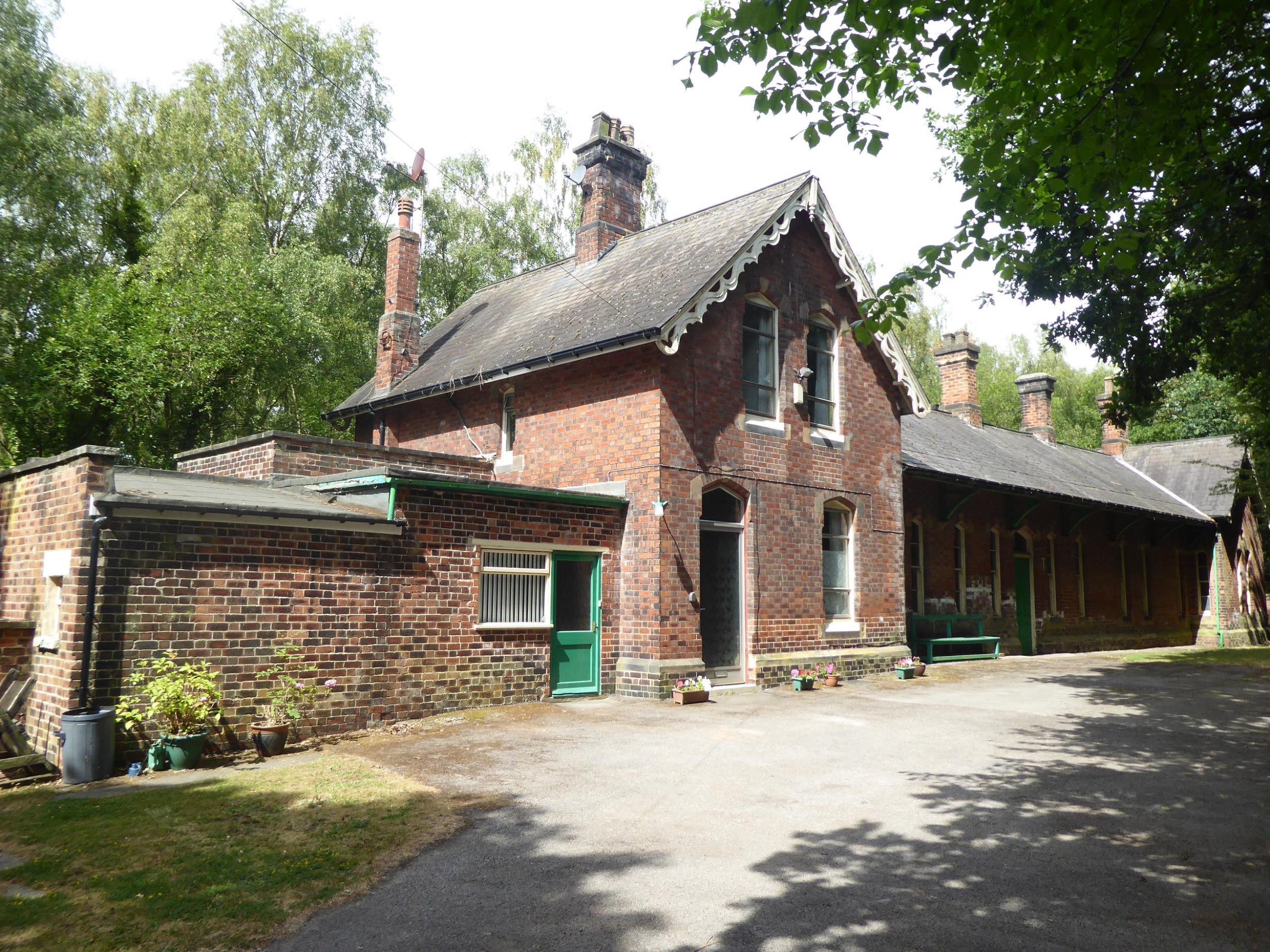 The former Chapeltown central station near Sheffield was closed in 1954