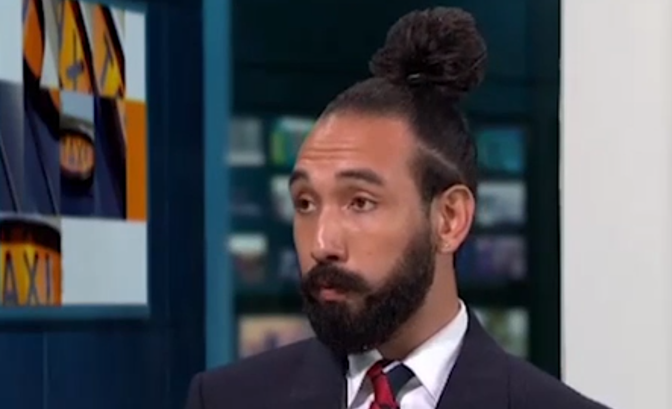 Sid Ouared, the former BA worker sacked for wearing a ‘man bun’