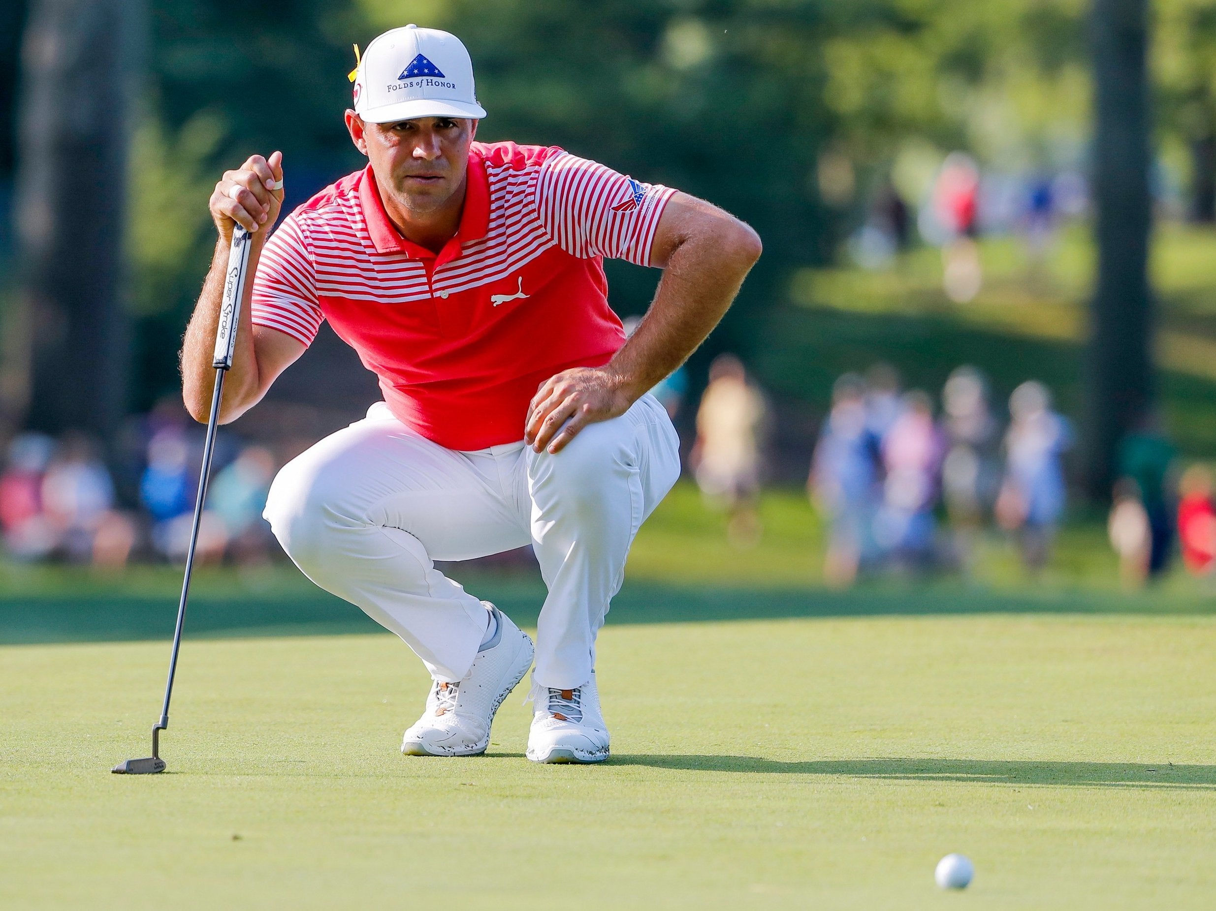 Gary Woodland leads the PGA Championship