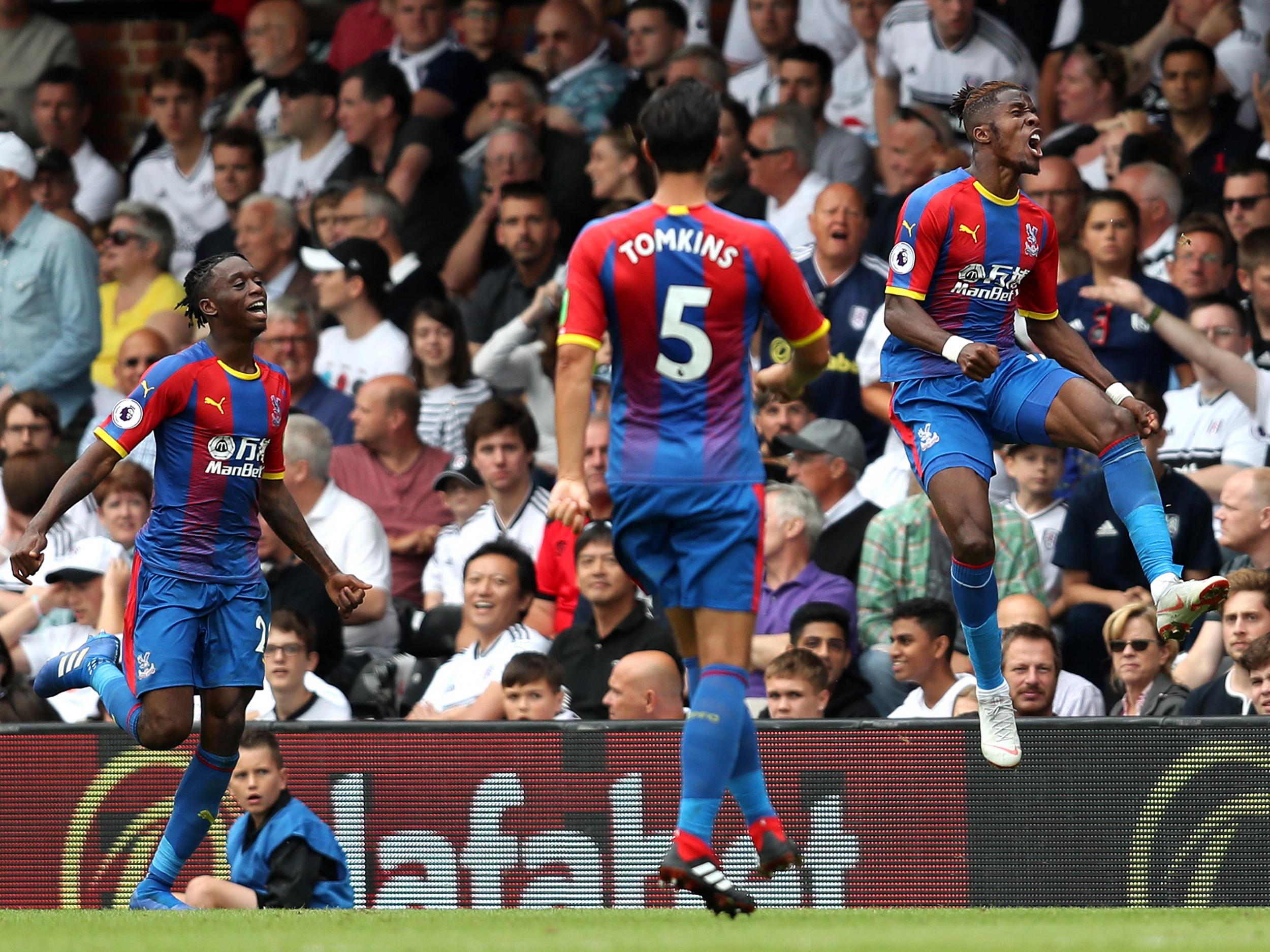 Zaha scored the deciding goal in Palace's opening-day win