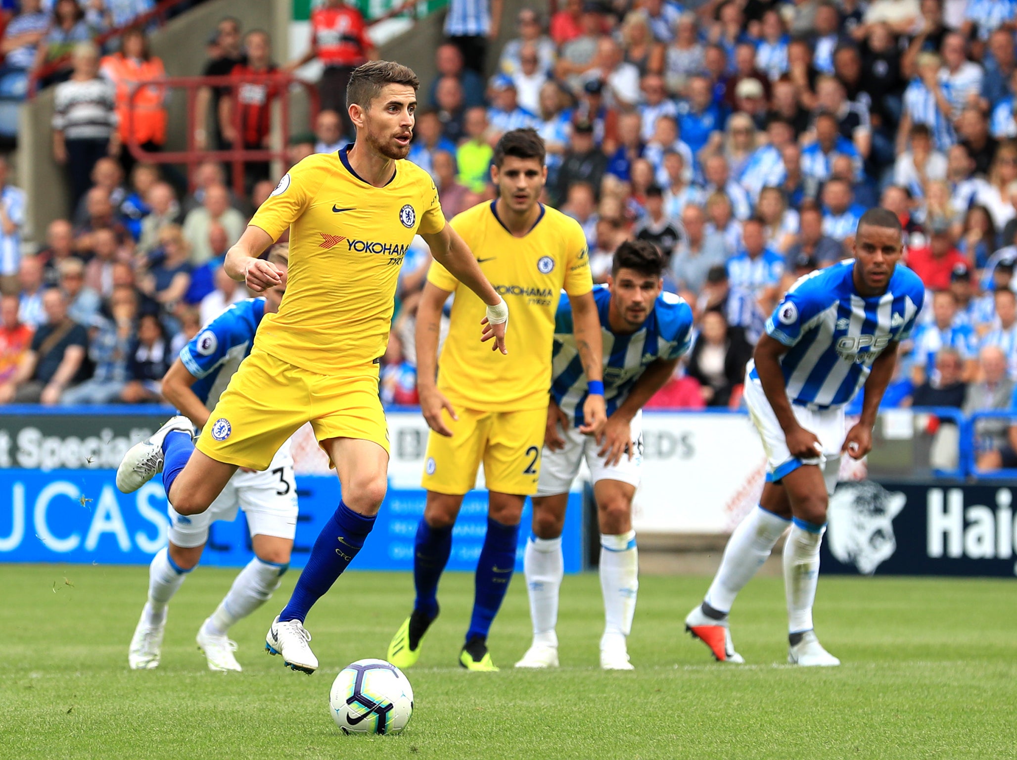 Jorginho rolled home a cute penalty