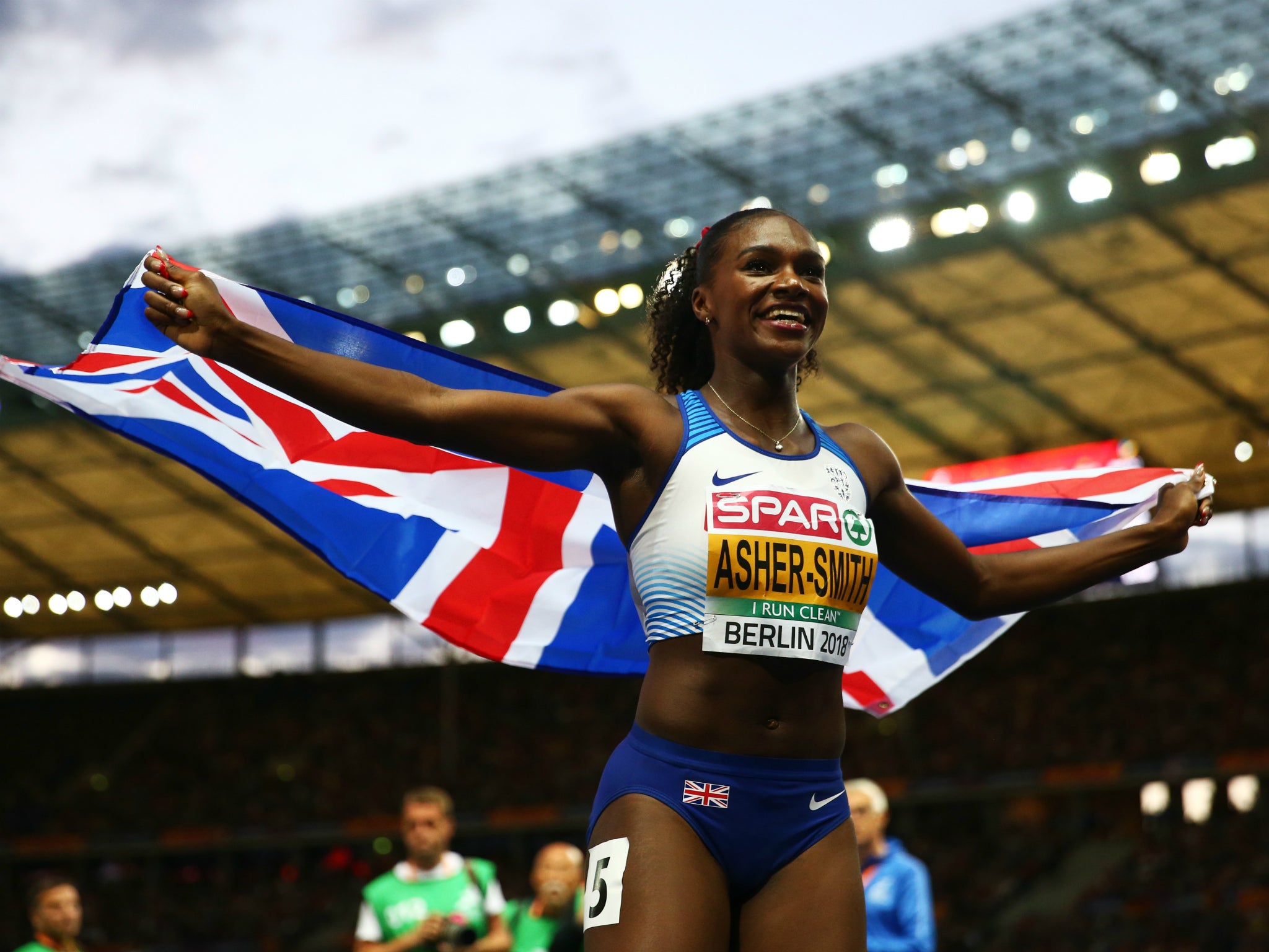 Dina Asher-Smith won the 200m final to add to her 100m triumph earlier in the week