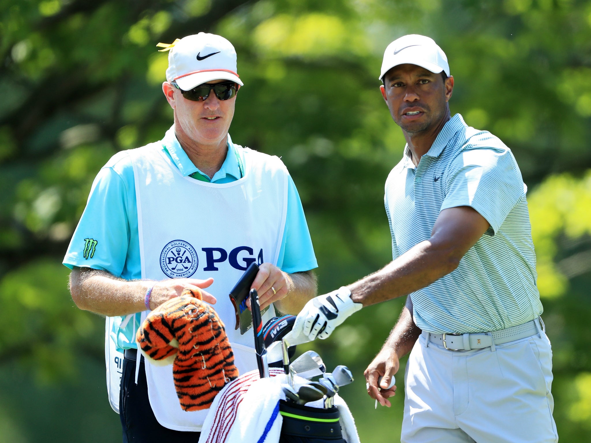 Woods is six shots off leader Gary Woodland