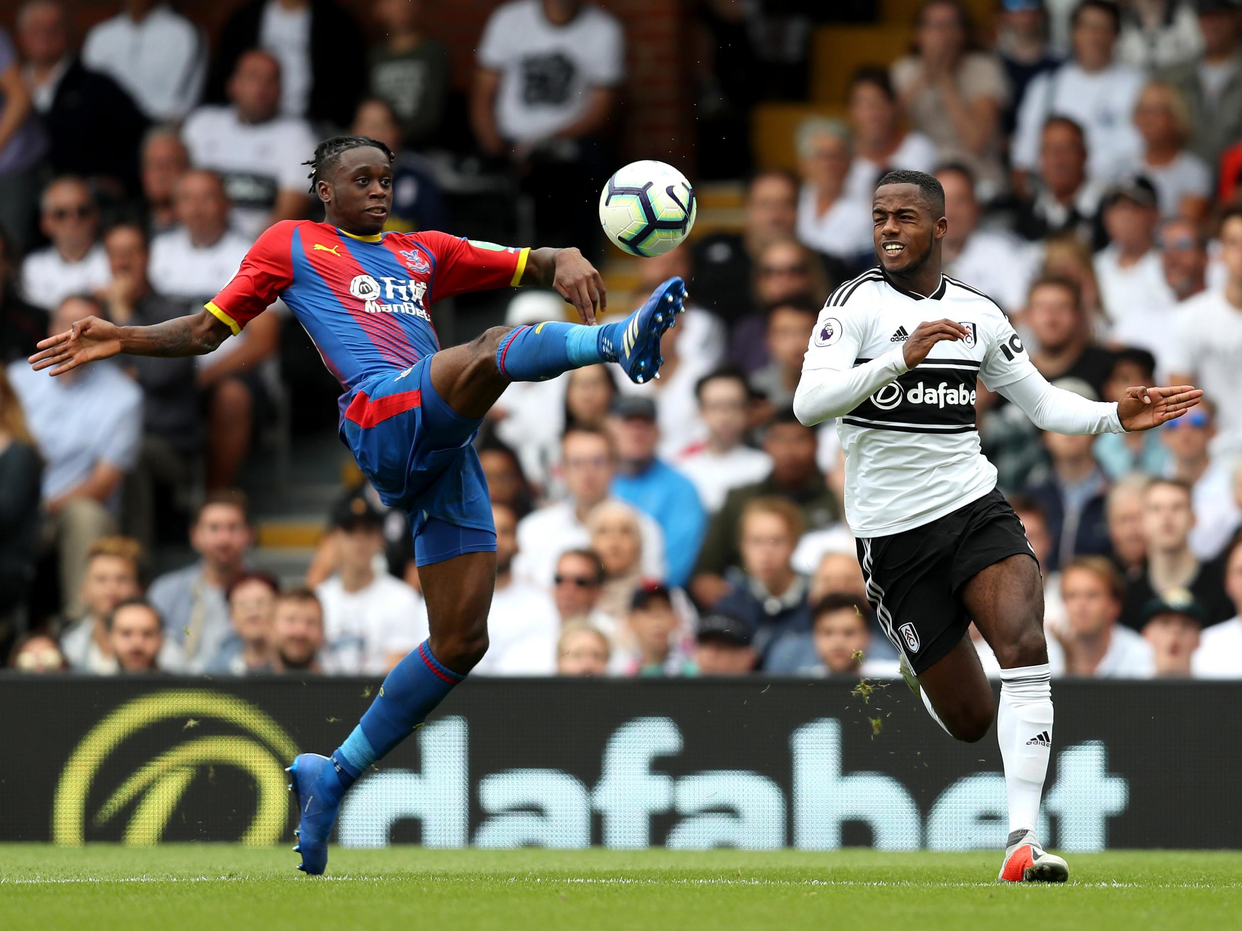 The Crystal Palace player had the better of Ryan Sessegnon