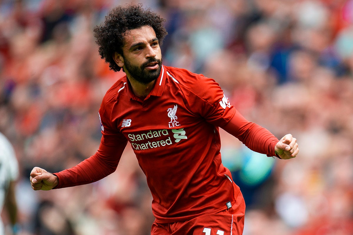 Salah scored in Liverpool's opening Premier League match on Sunday