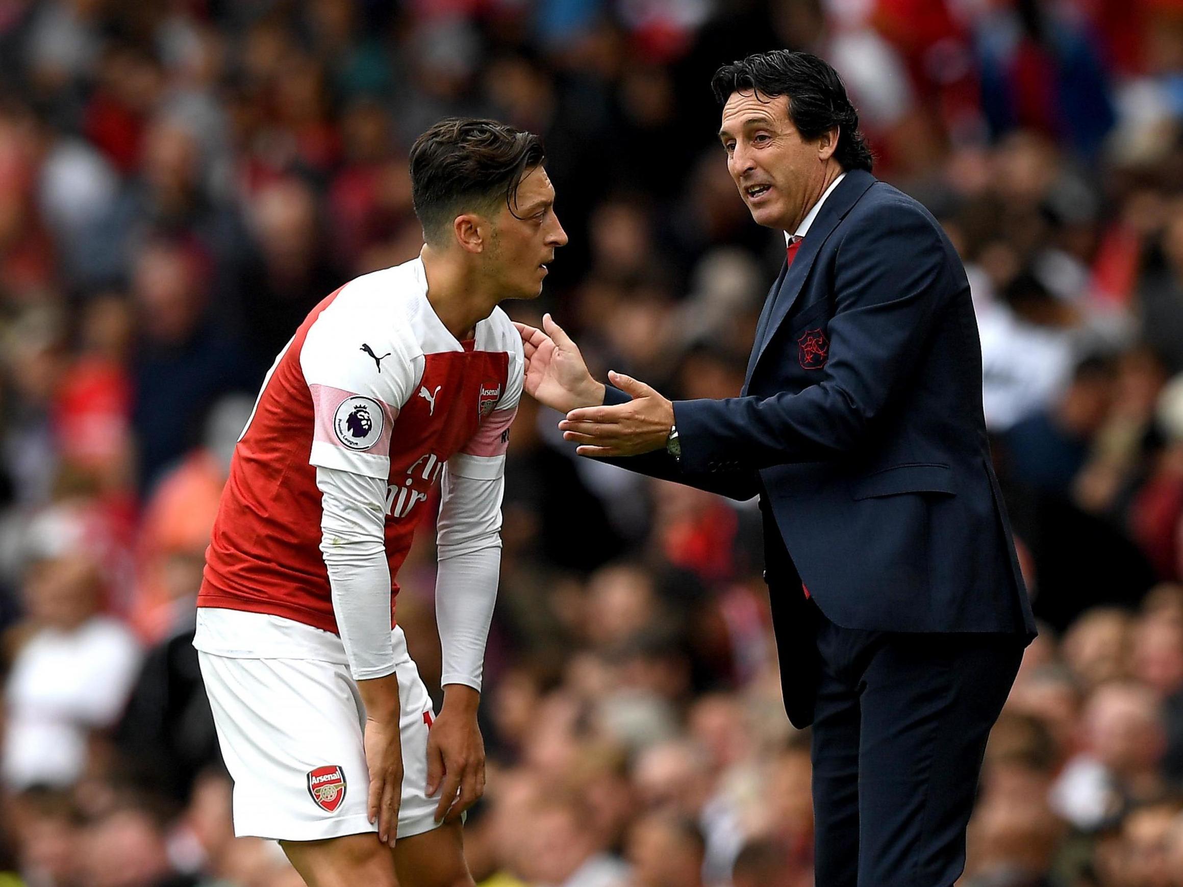 Unai Emery wants more from Mesut Ozil