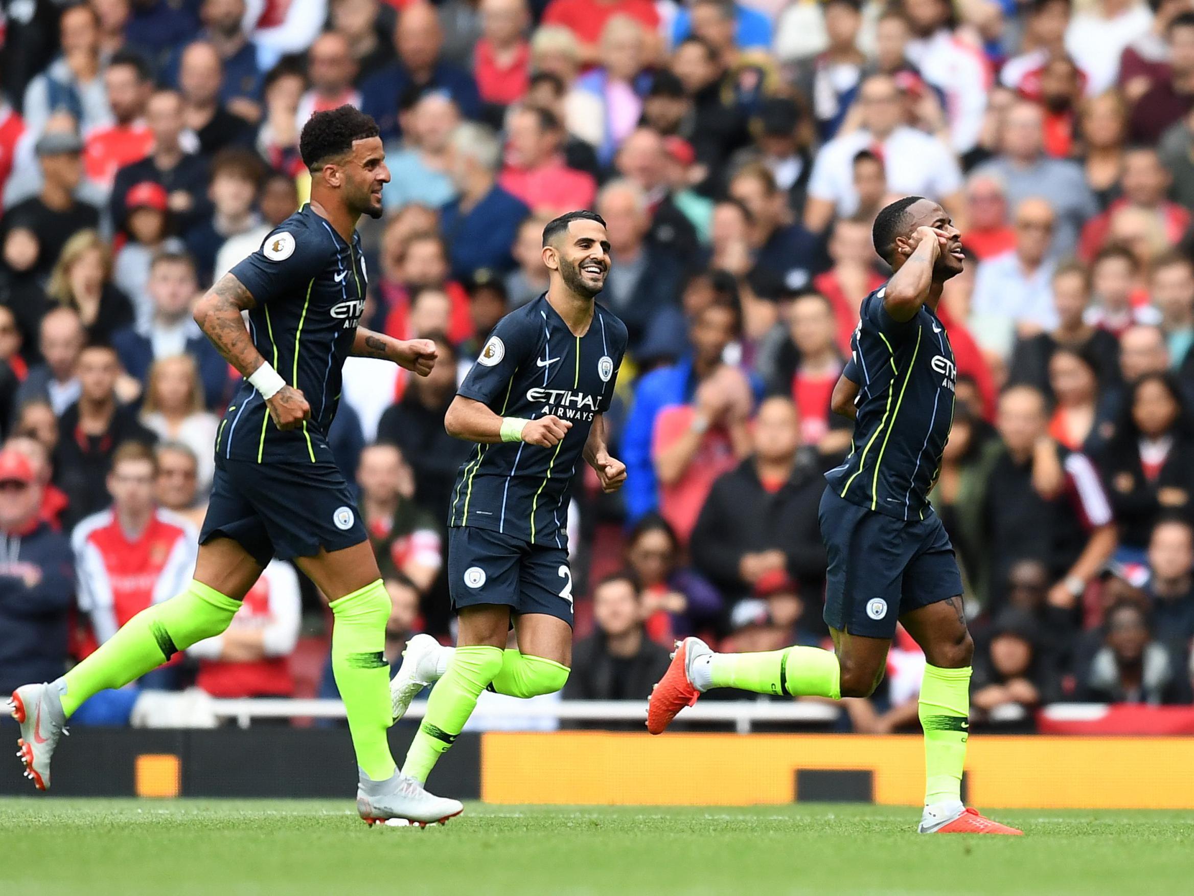 Raheem Sterling handed City an early lead thanks to his superb strike