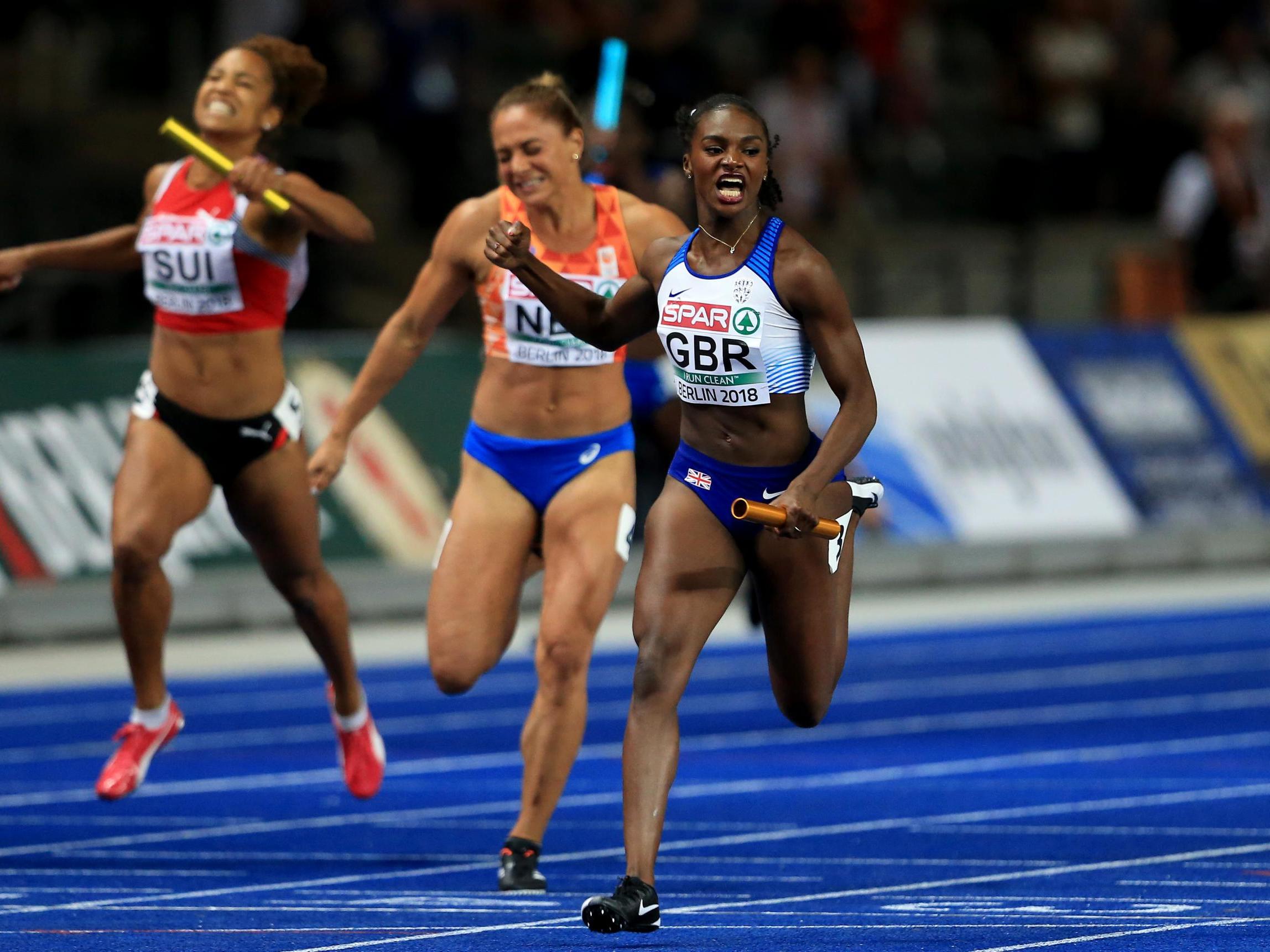 Asher-Smith brought home the victory on the final straight