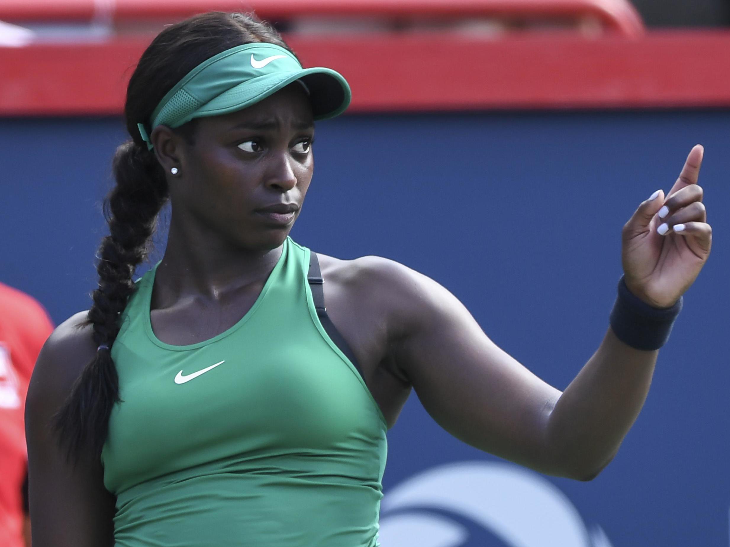 The American gave as good as she got - but it wasn't enough to claim victory