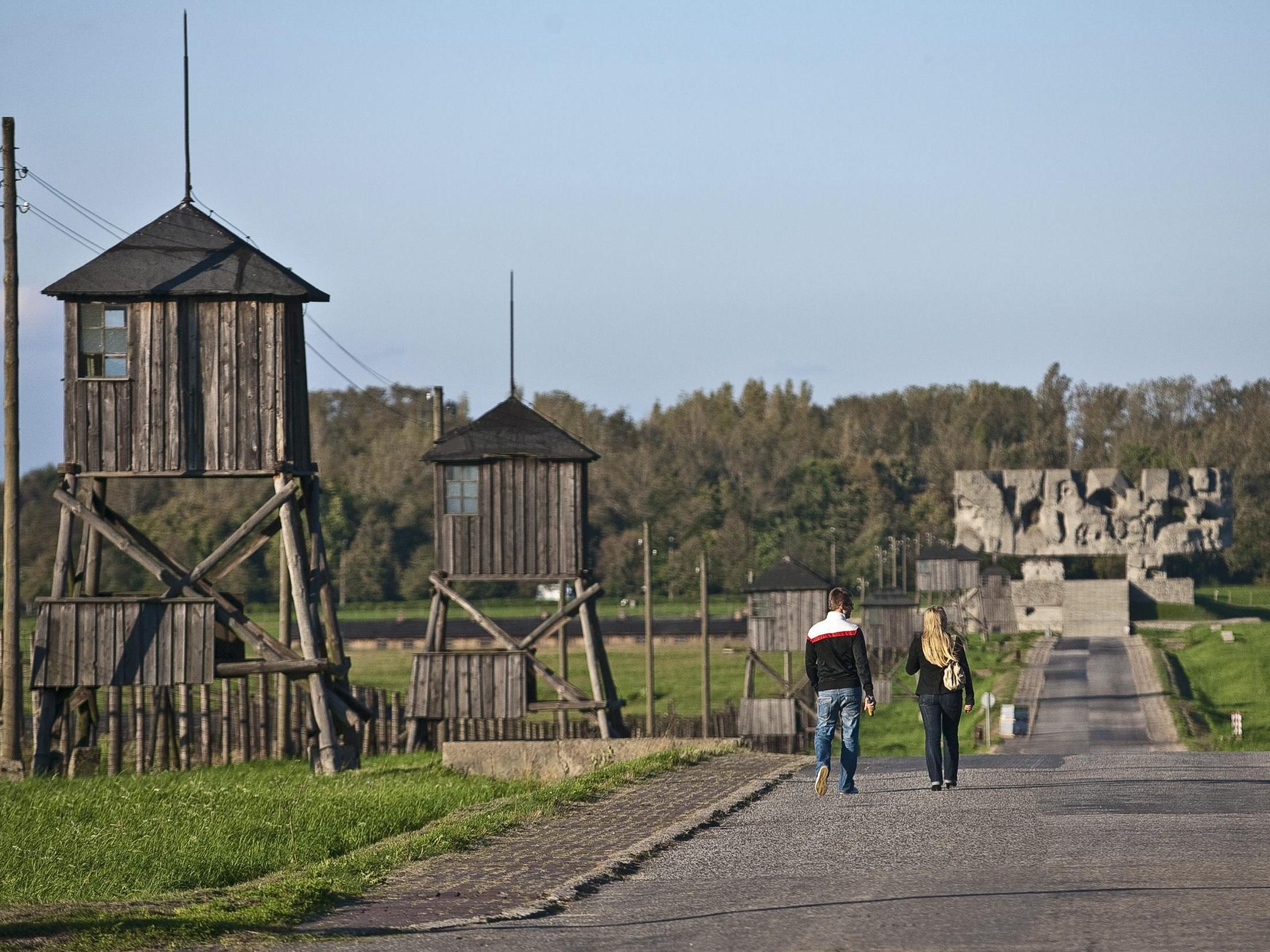 Two Israeli pupils reportedly stripped naked at Majdanek, a former death camp in Poland