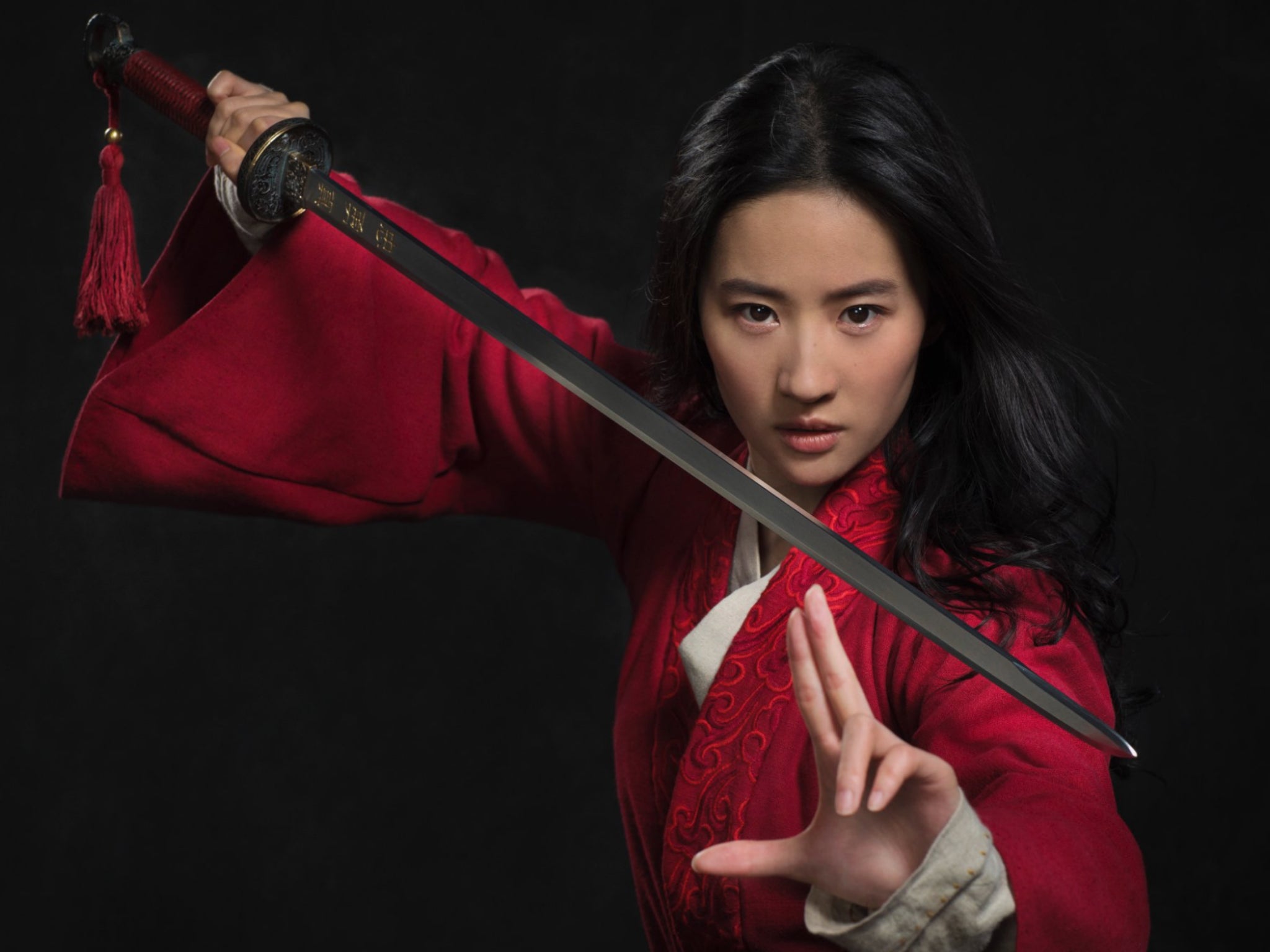 Liu Yifei as Mulan in Disney's new live-action remake