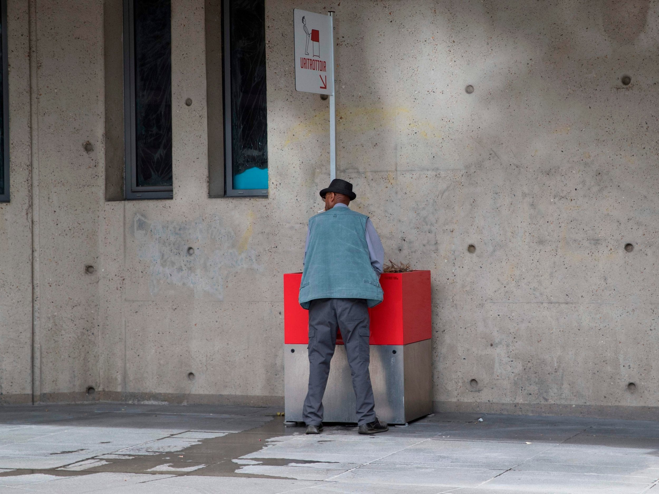 The French government have called the urinals 'intelligent'