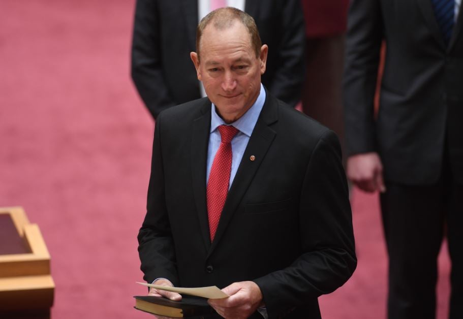 Queensland Senator Fraser Anning