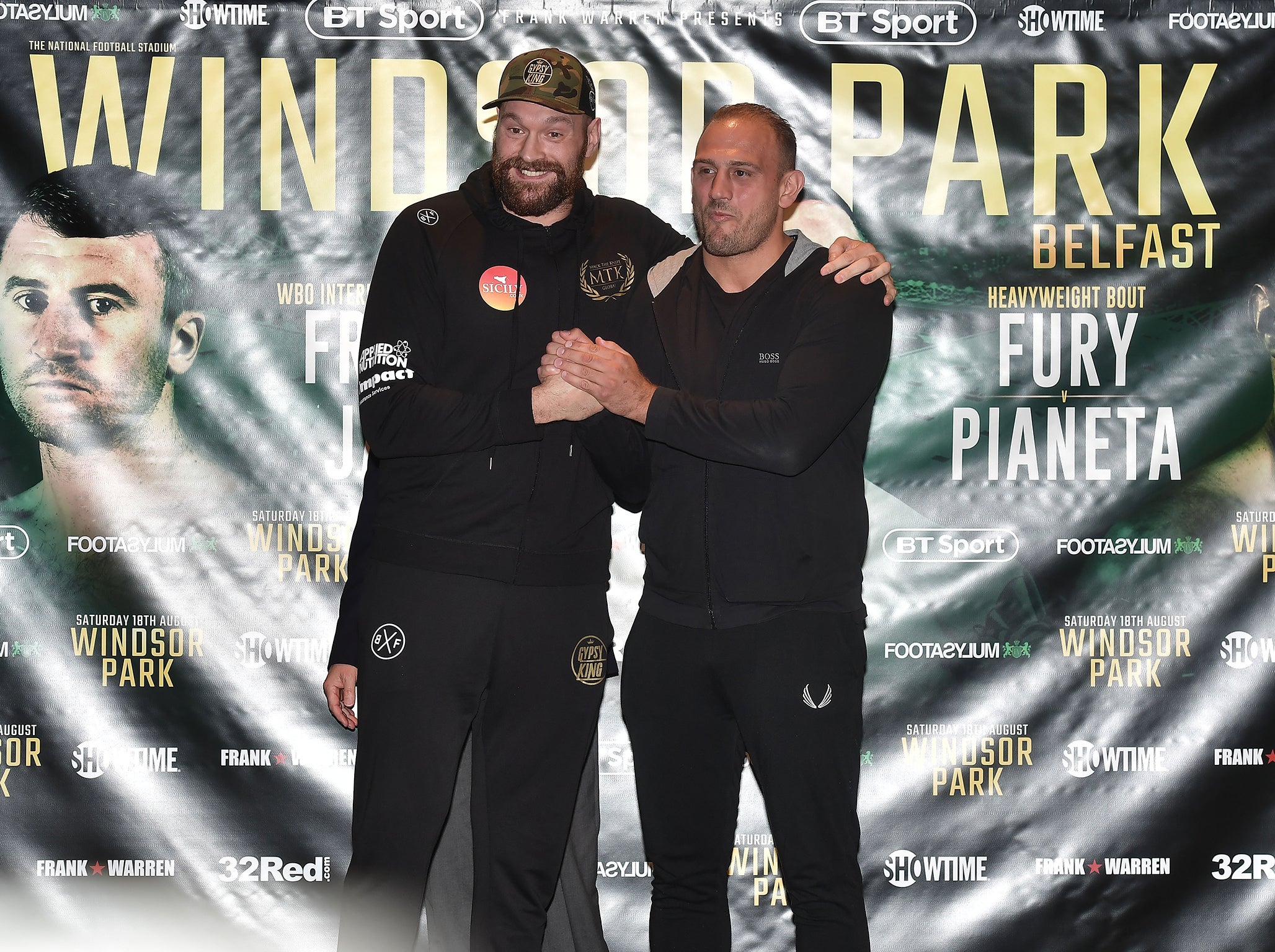 Fury fights Francesco Pianeta on Saturday