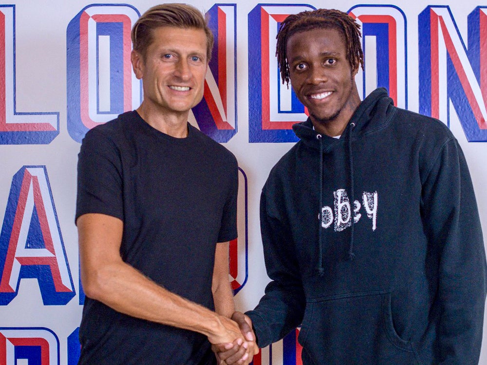 Wilfried Zaha turned down a deal in the summer but has now committed his future to the club