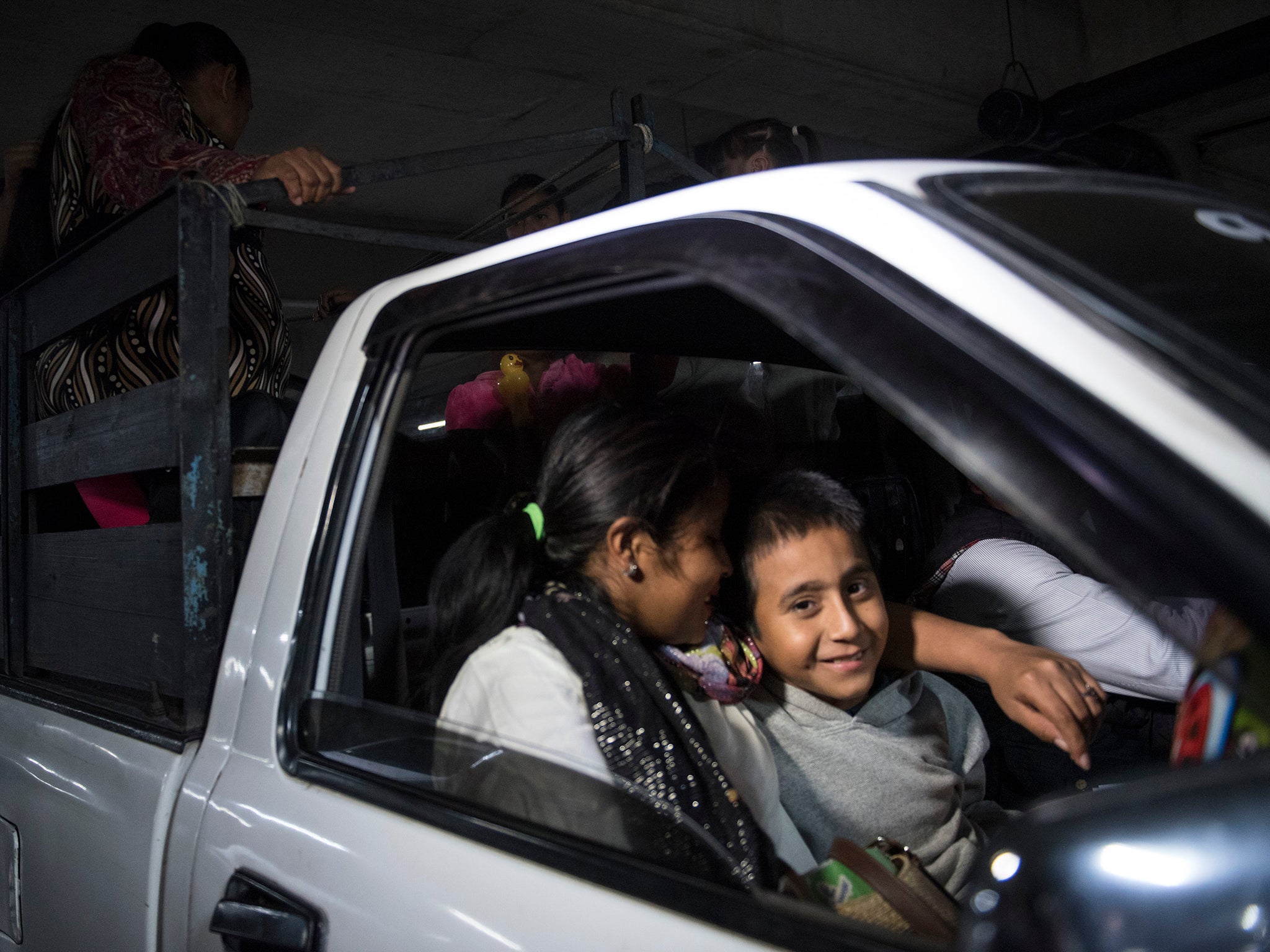 The boy was reunited with his mother after authorities allowed Mr Avenatti to take him home to Guatemala