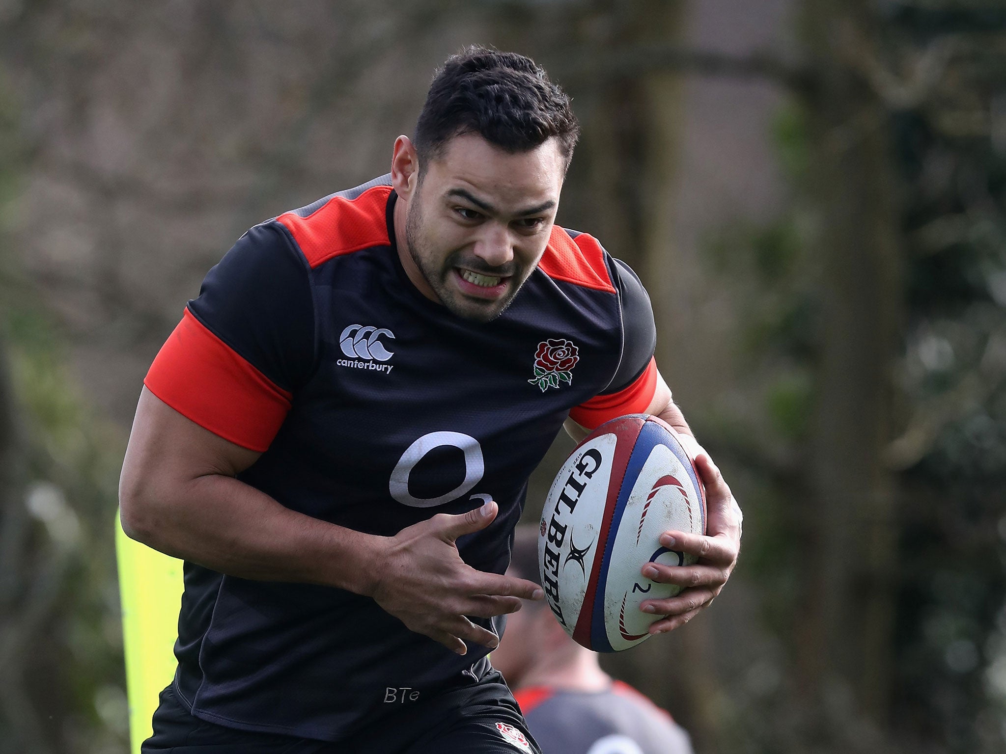 The England centre suffered the thigh injury while in the England camp during the Six Nations