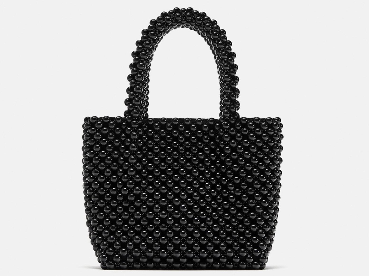 Beaded Mini Tote Bag, £29.99, Zara