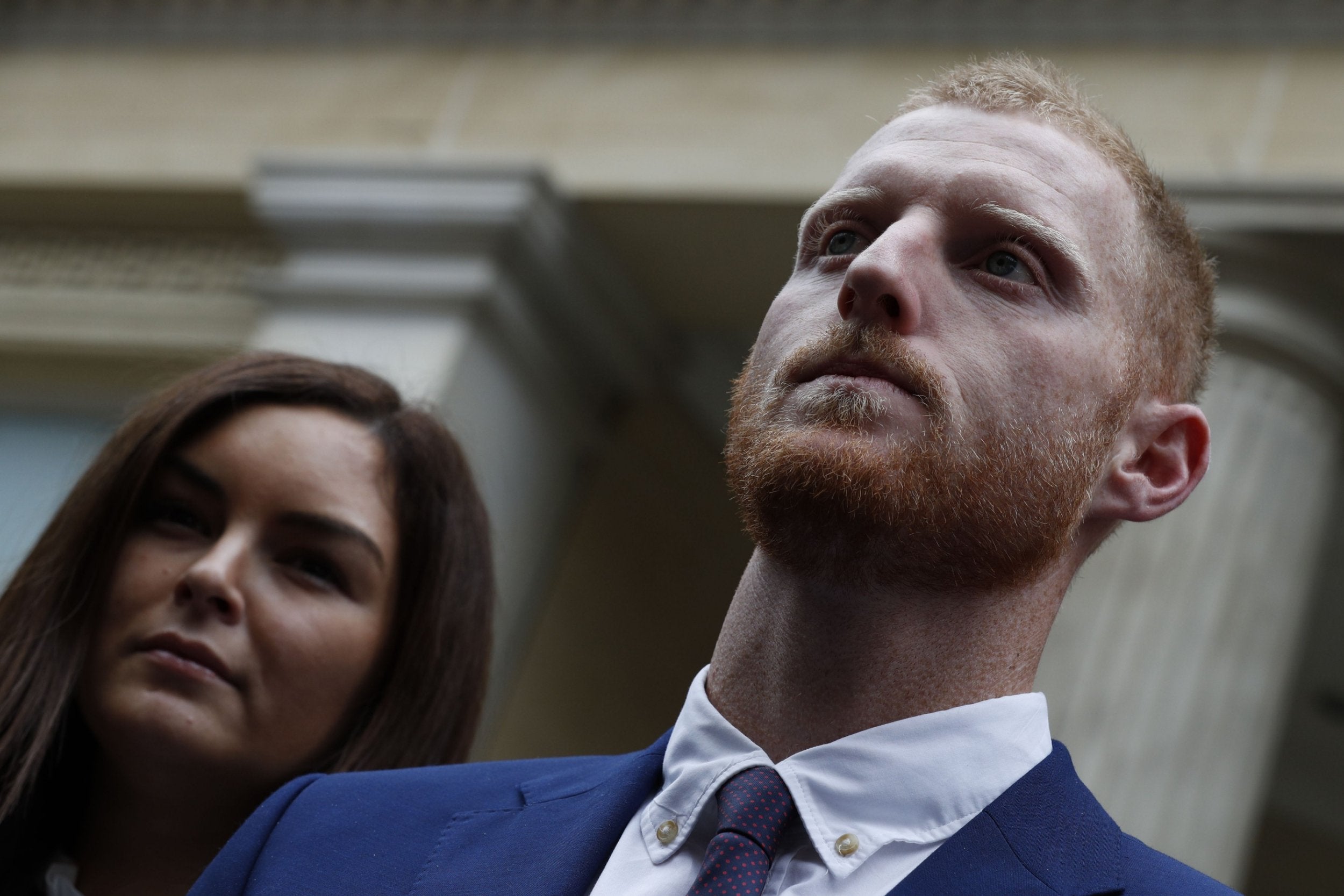 Stokes was found not guilty of affray