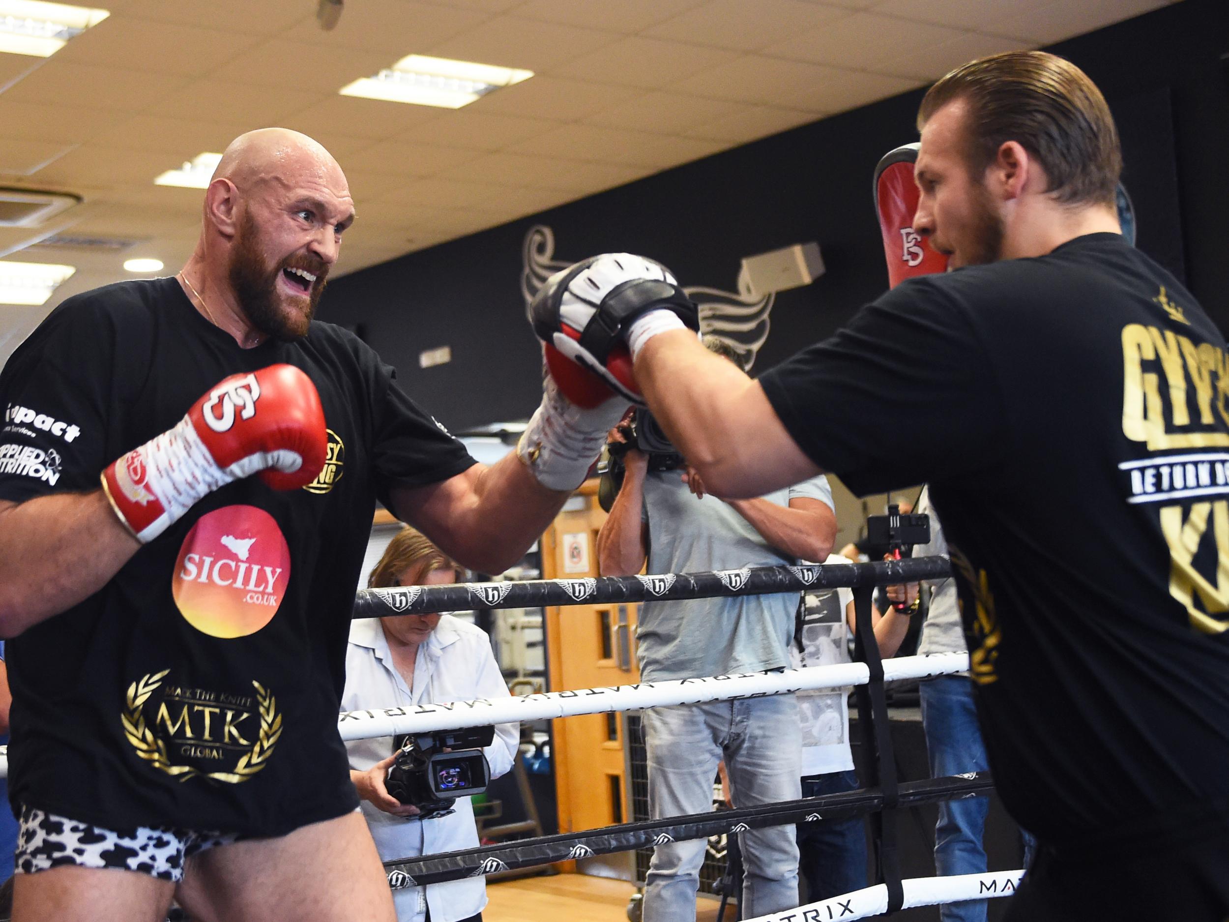 Fury and his trainer Davison met at a training camp in Marbella