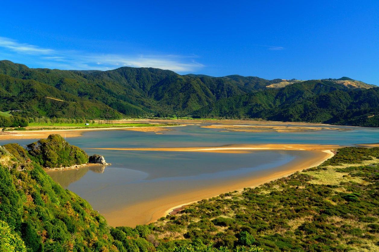 The Abel Tasman Coast Track incorporates many beautiful beaches