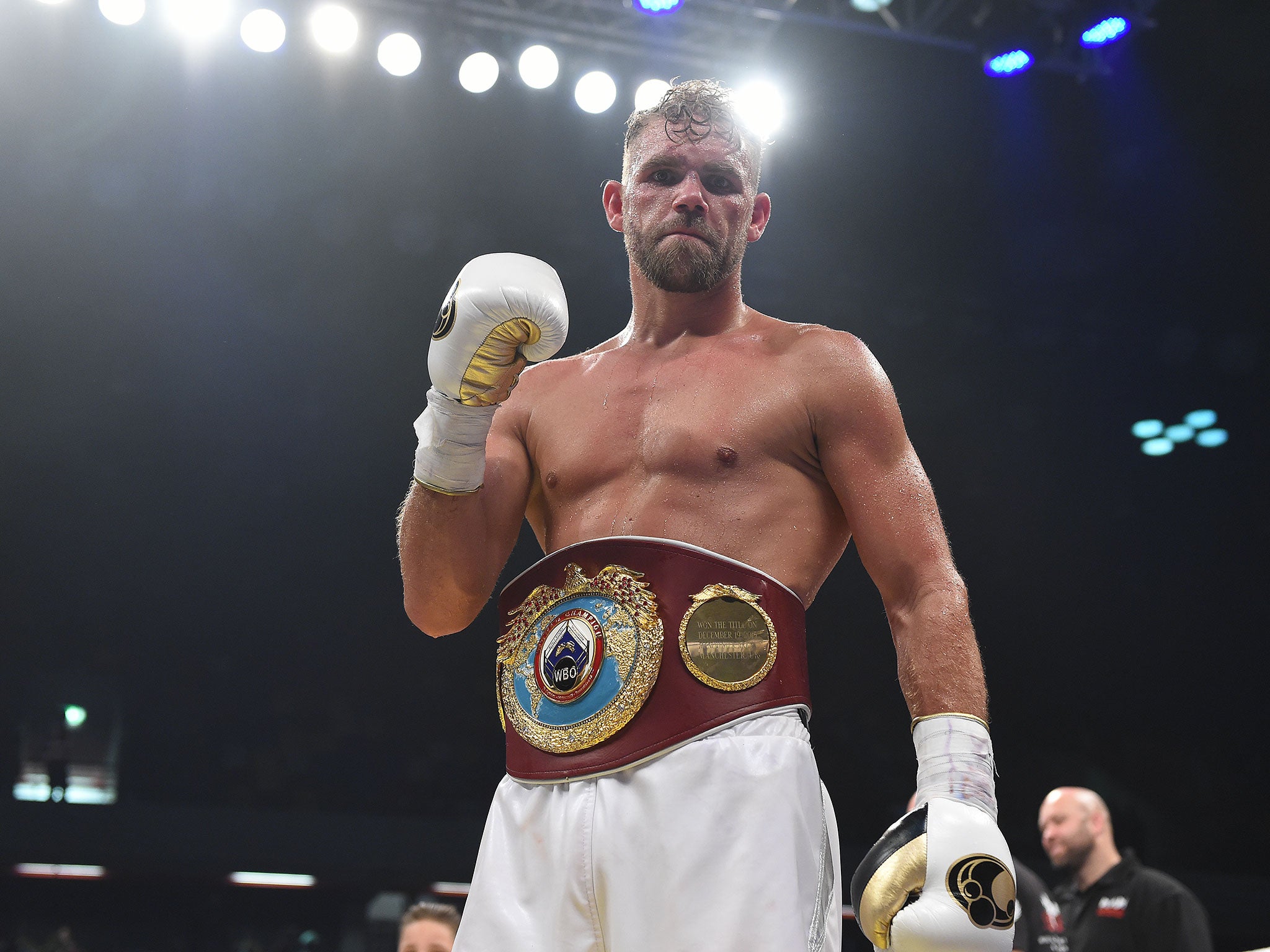 Billy Joe Saunders was been accused of throwing half-a-chicken at Deontay Wilder