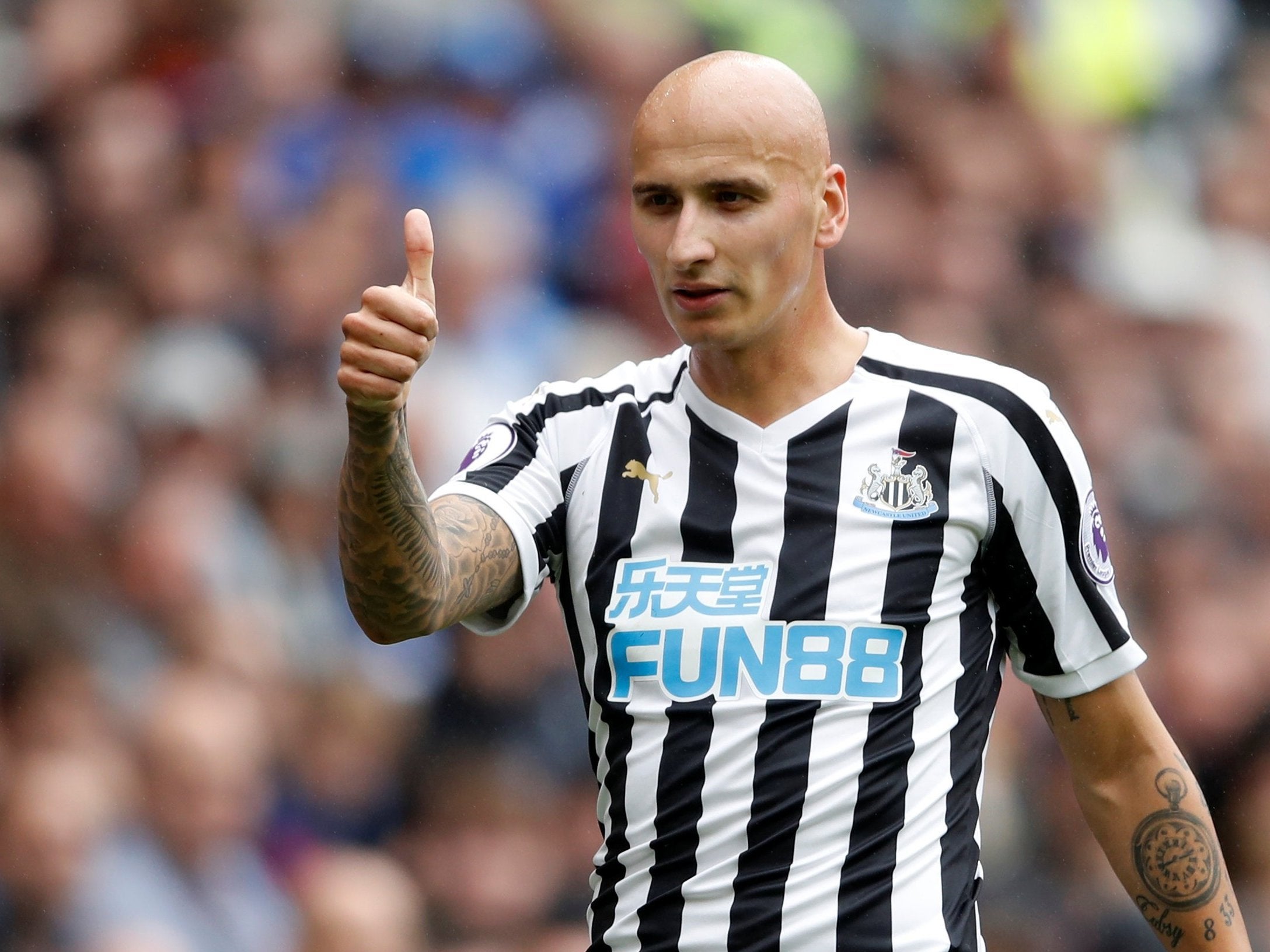 Jonjo Shelvey has only started eight Premier League matches this season