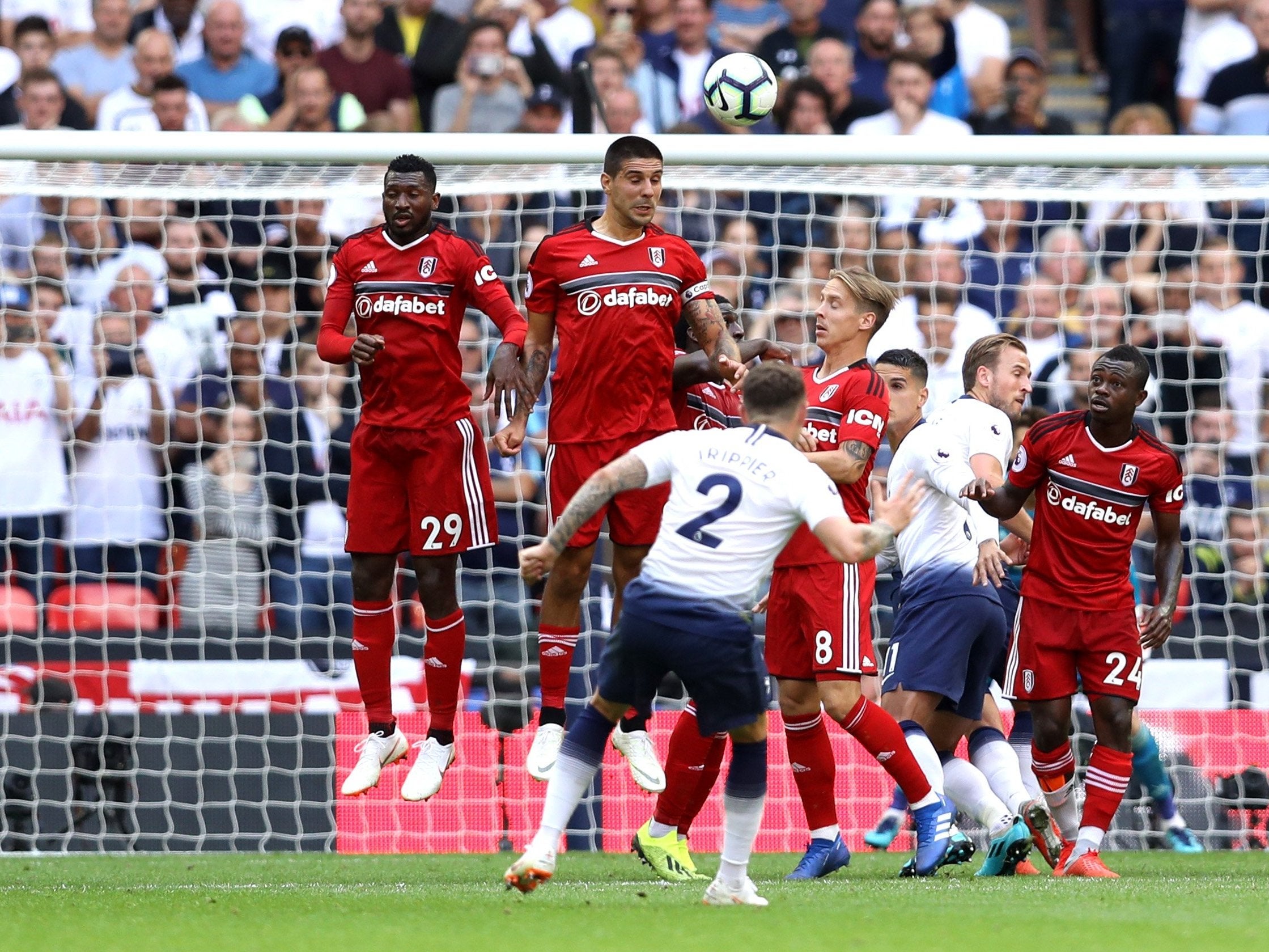 Kieran Trippier scores free-kick to put Spurs back in front