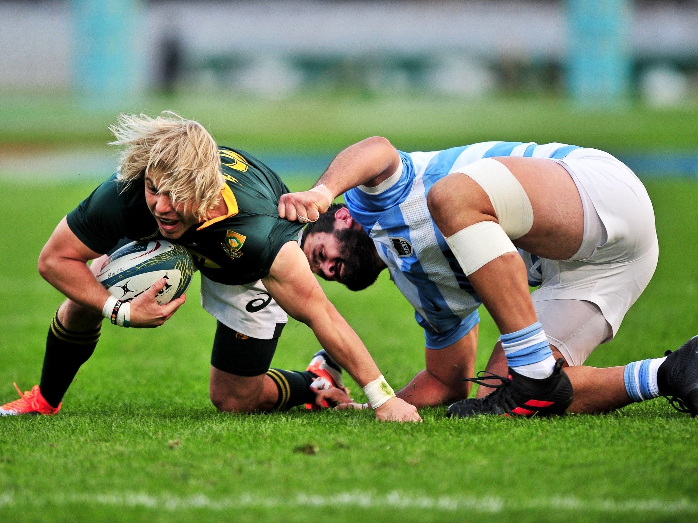 Faf de Klerk scored the crucial try that secured the victory for South Africa