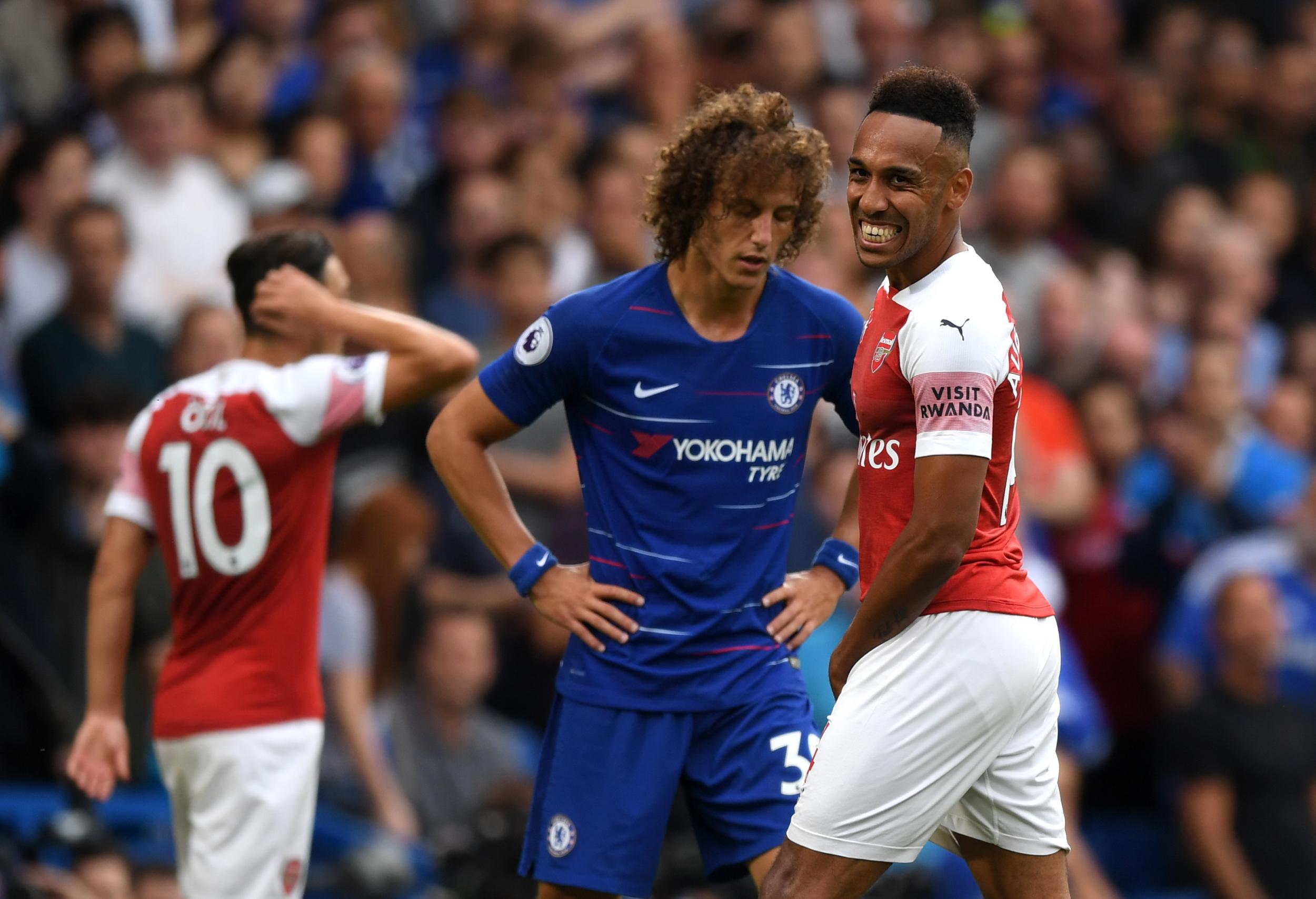 Aubameyang misfired against Chelsea