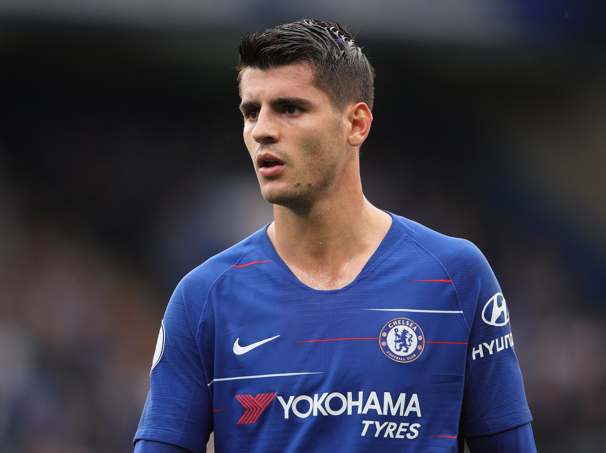 Alvaro Morata scored for Chelsea against Arsenal