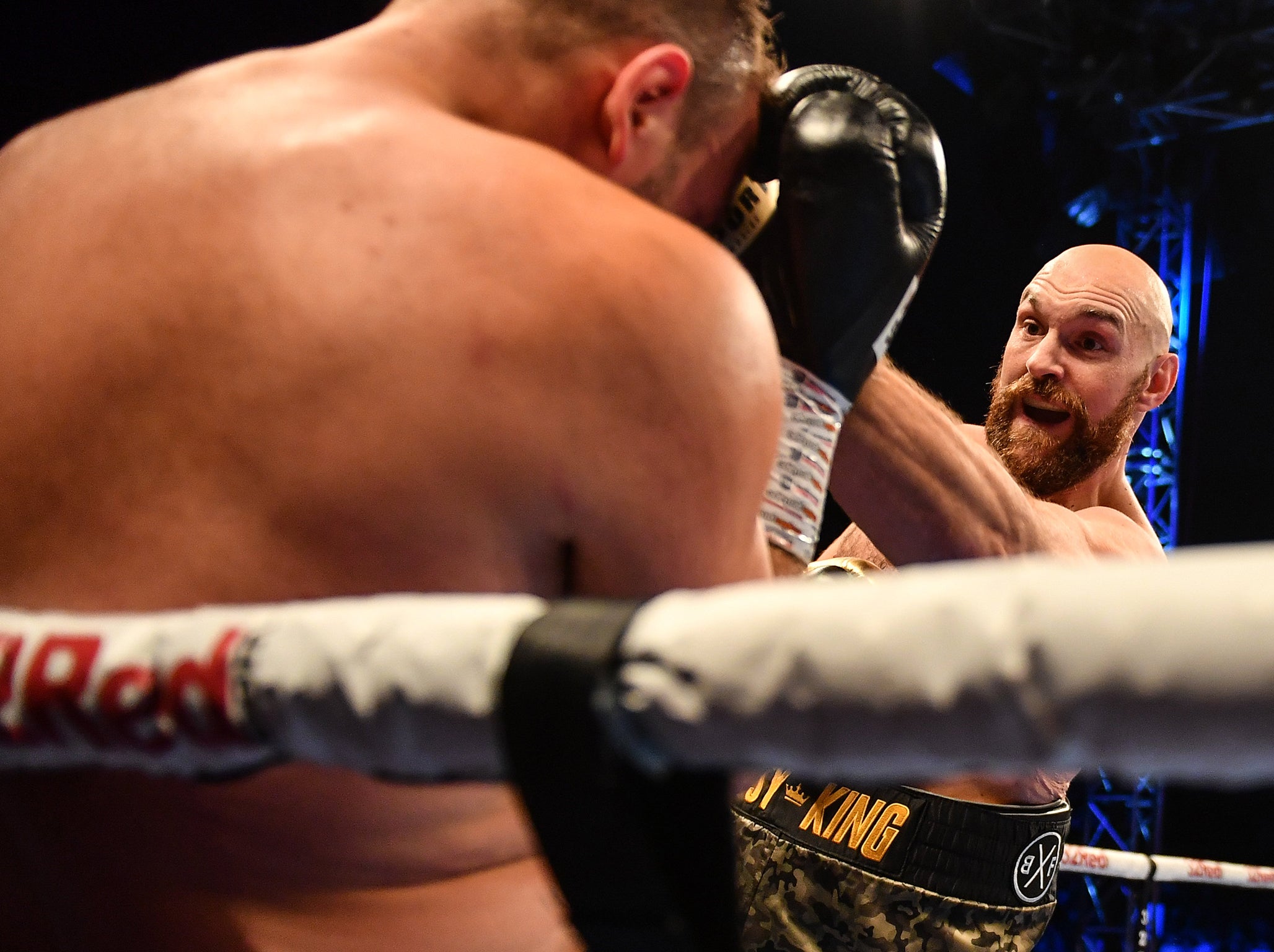 Tyson Fury is already preparing for his showdown with Deontay Wilder