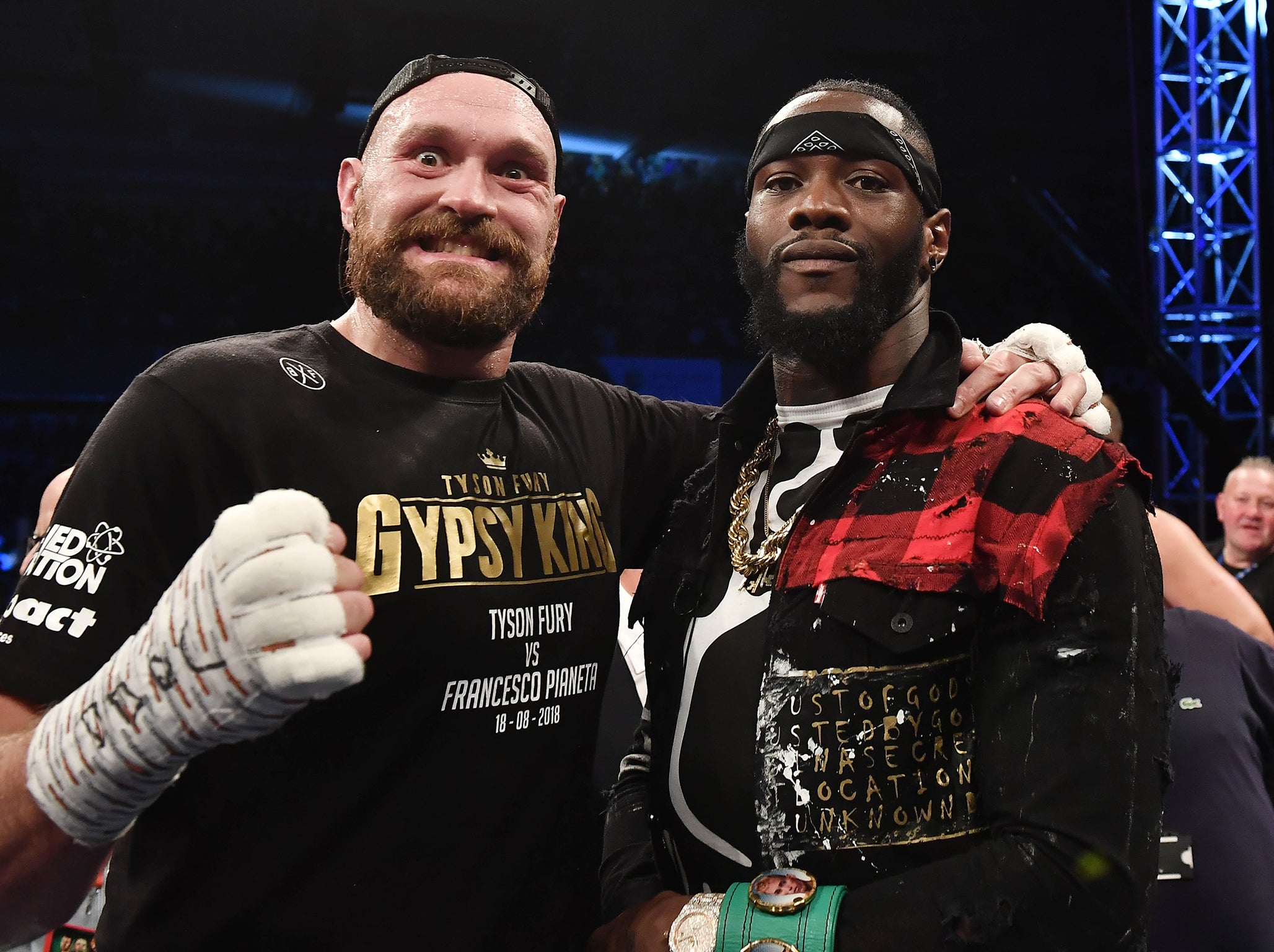 Tyson Fury faces Deontay Wilder in Decemeber