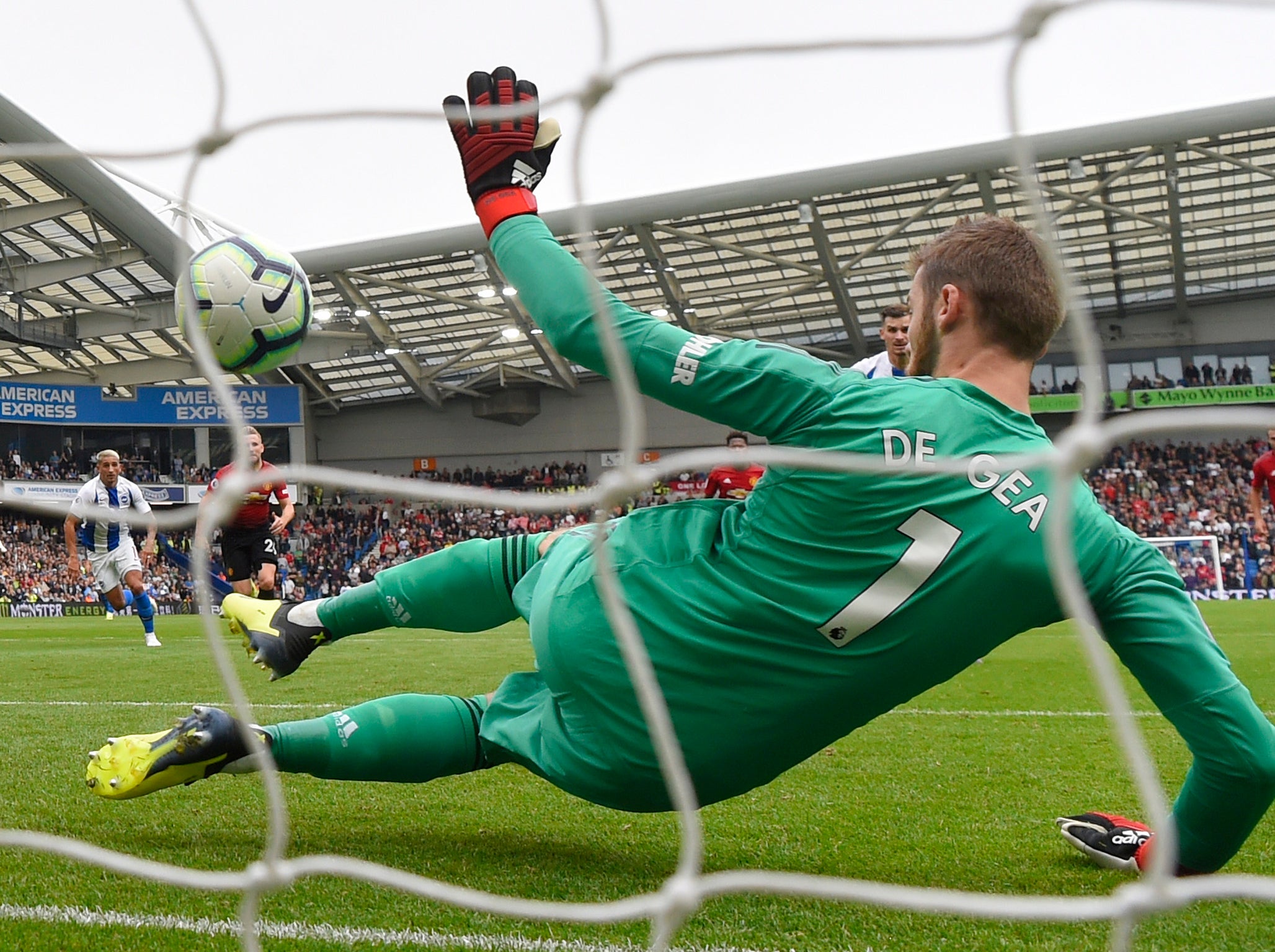 David de Gea was unlucky not to save a penalty