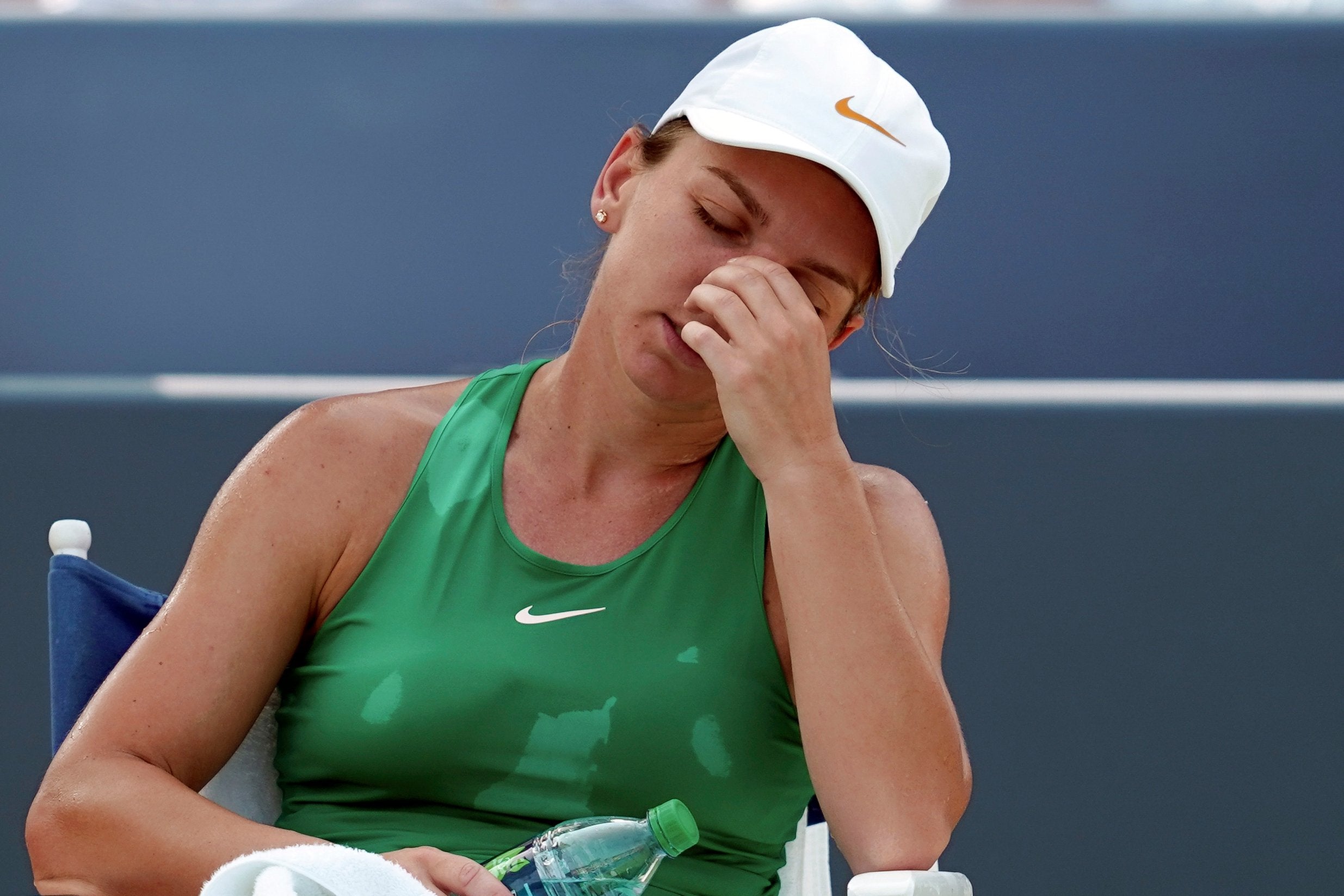 Halep fell to defeat in a dramatic final