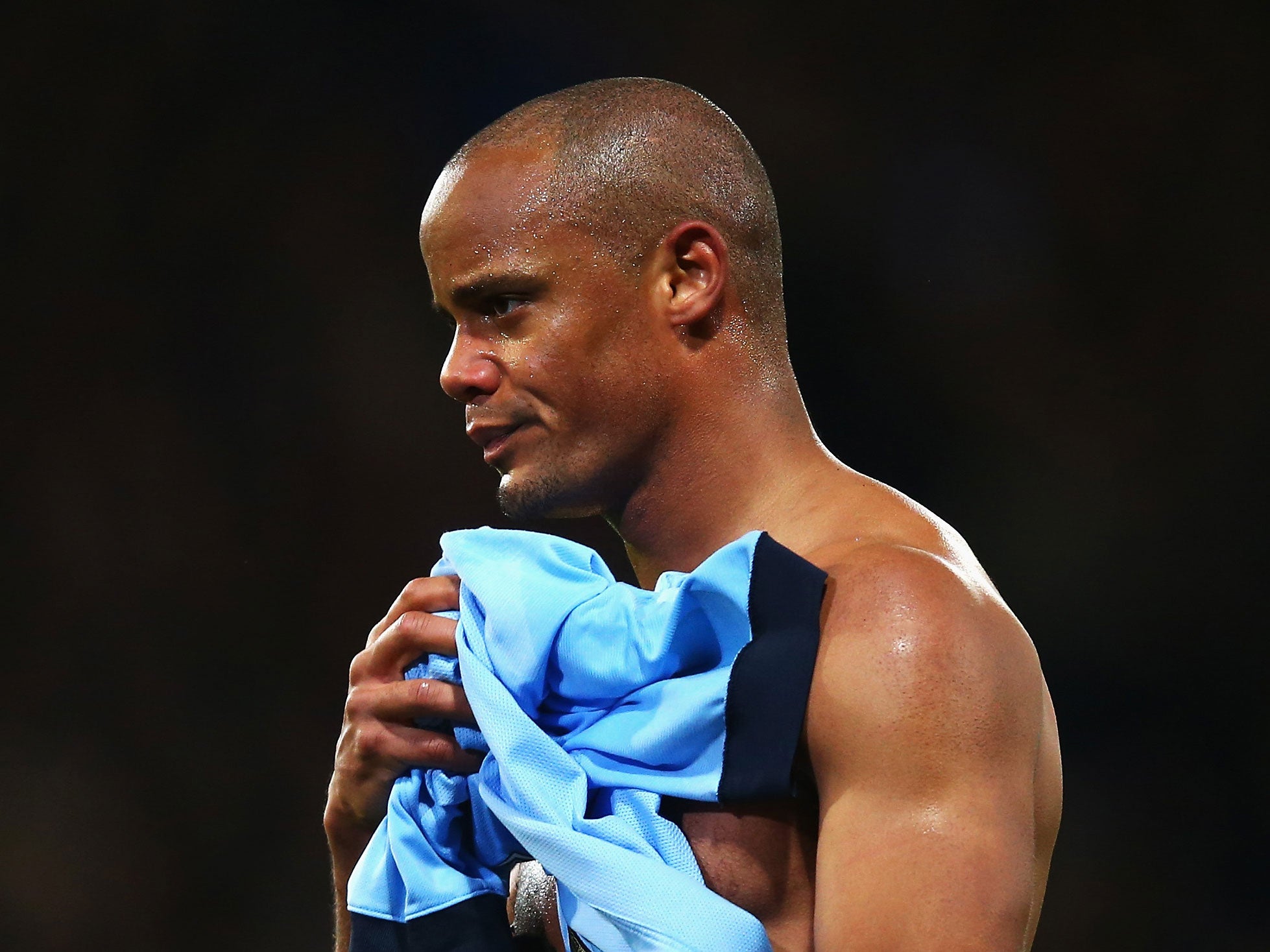 Kompany and City failed to retain the title in 2014-15