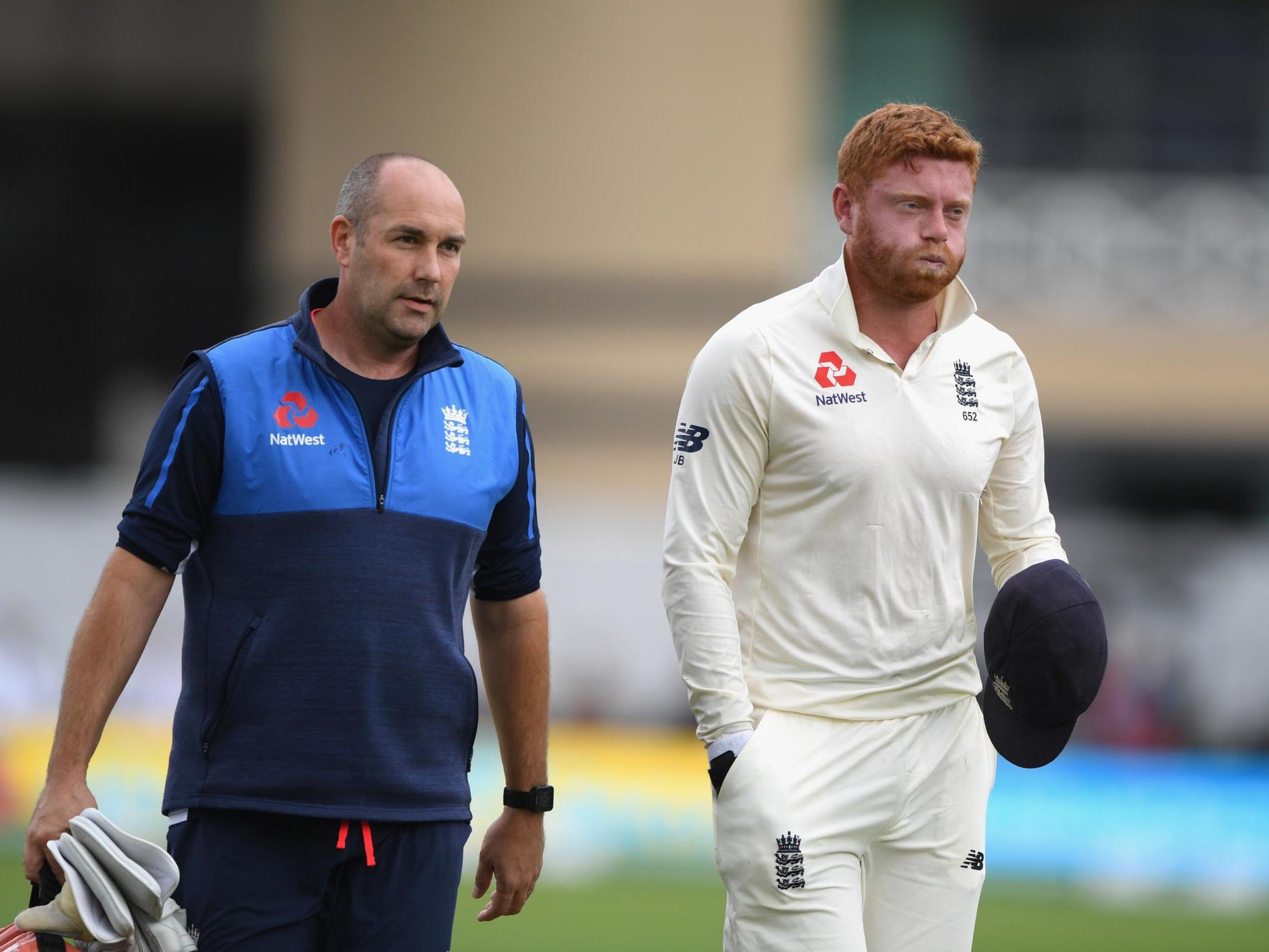 Bairstow fractured a finger catching Jimmy Anderson’s delivery