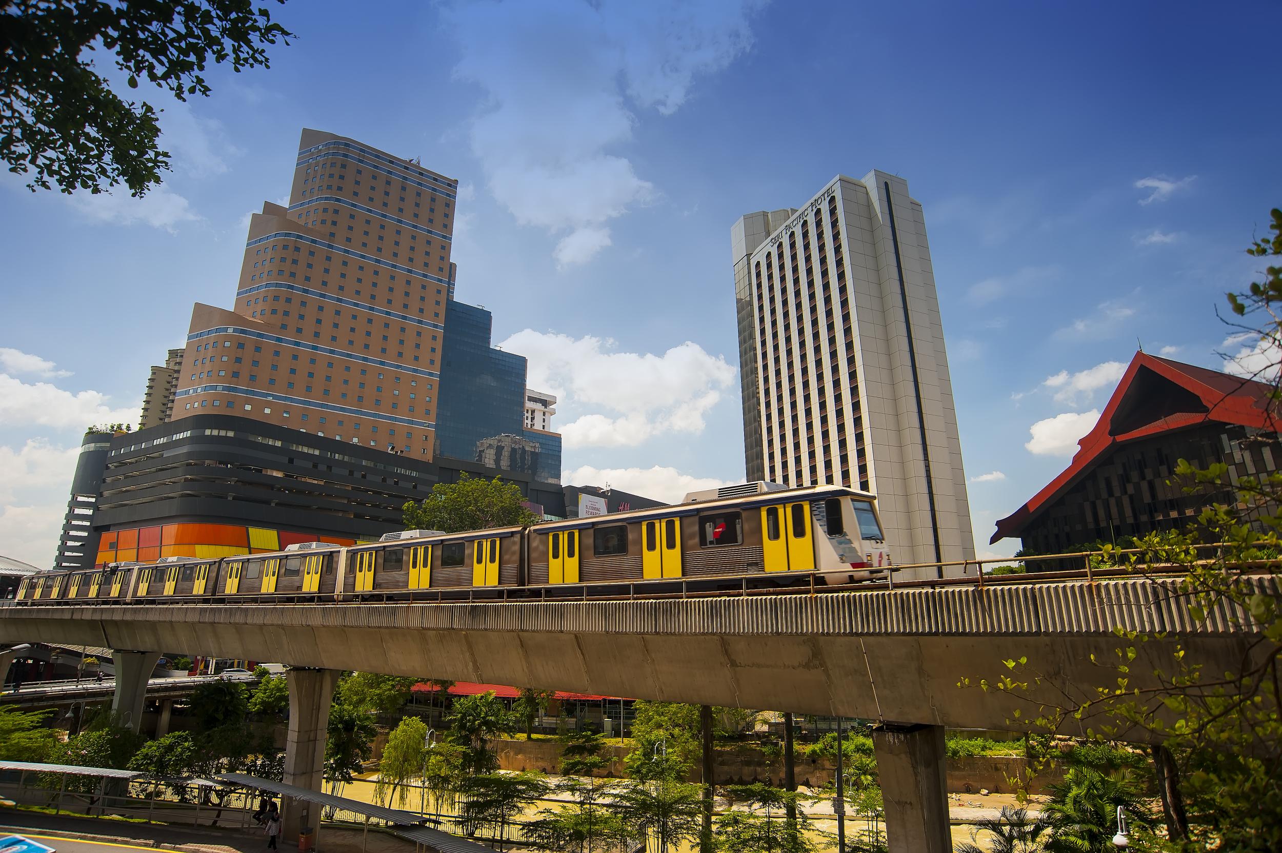 The recently expanded LRT makes travelling around the city a breeze