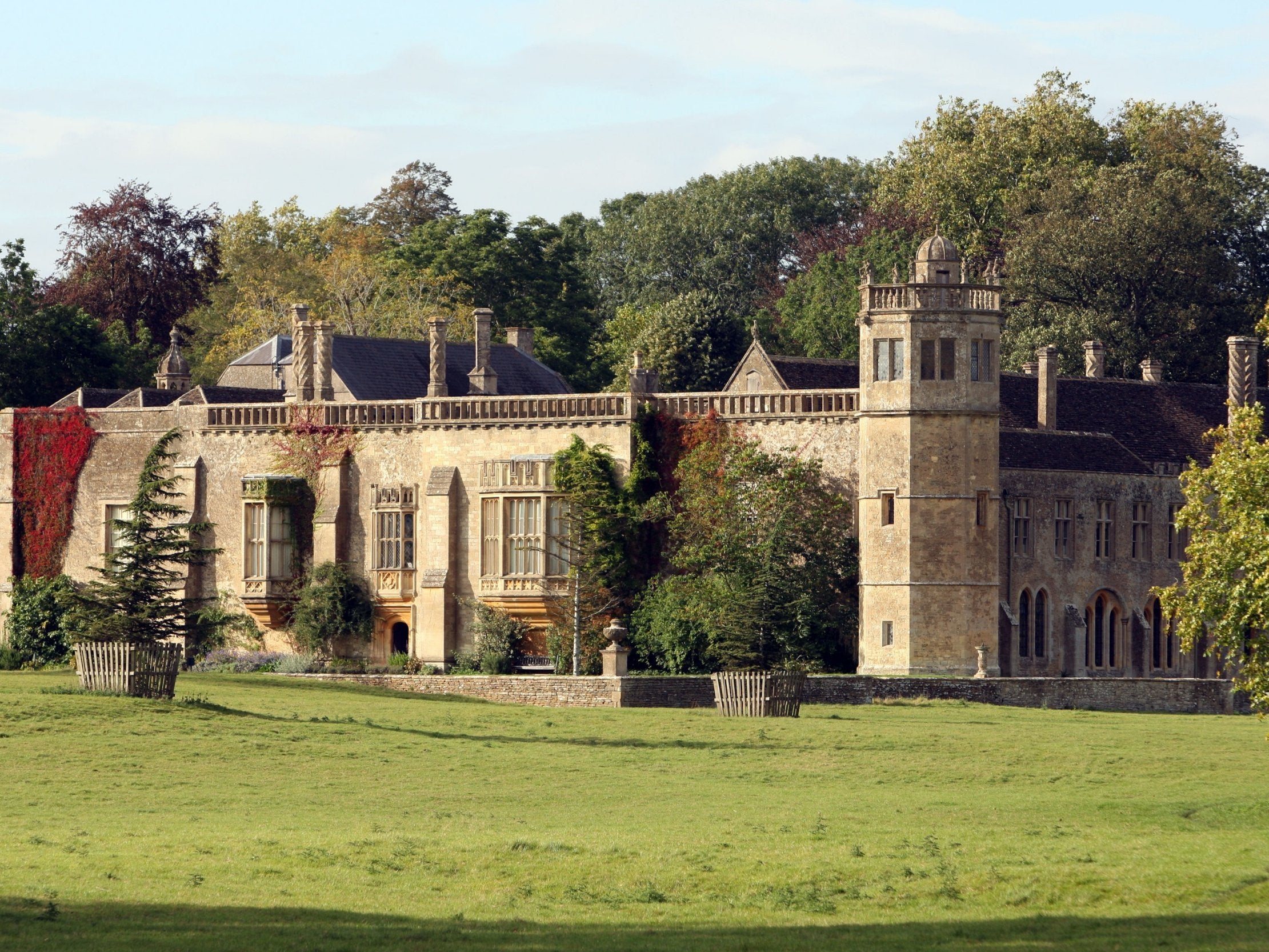 Lacock Abbey, one of the the National Trust's properties. The charity says climate change threatens its conservation work