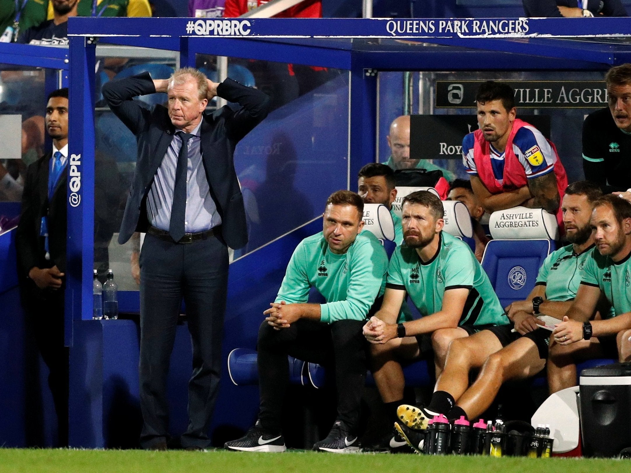 Steve McClaren watches QPR struggle to defeat against Bristol City