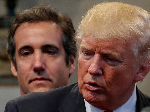 <p>Michael Cohen once said he would take a bullet for Donald Trump</p>